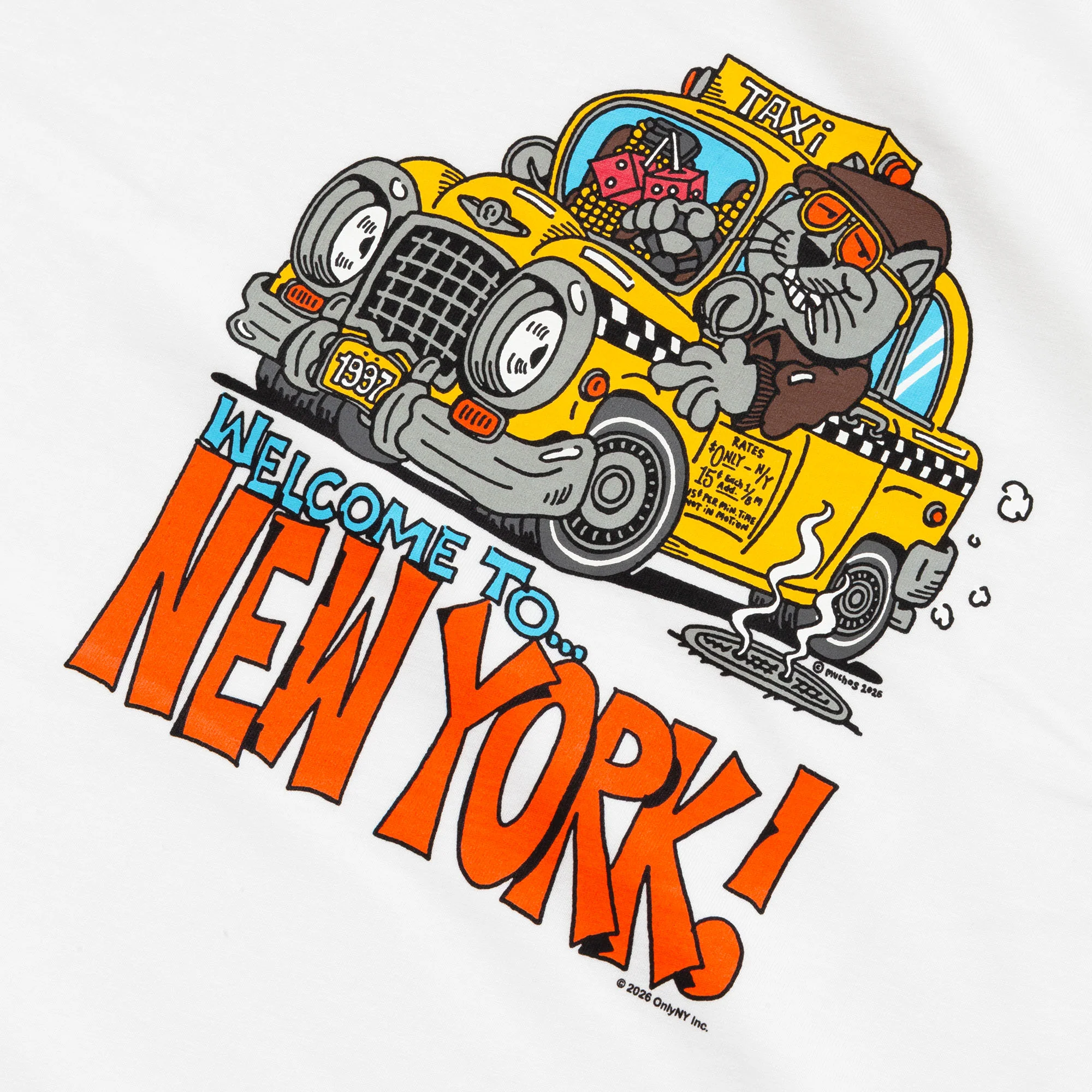 Cabbie Cat T-Shirt - Image 11