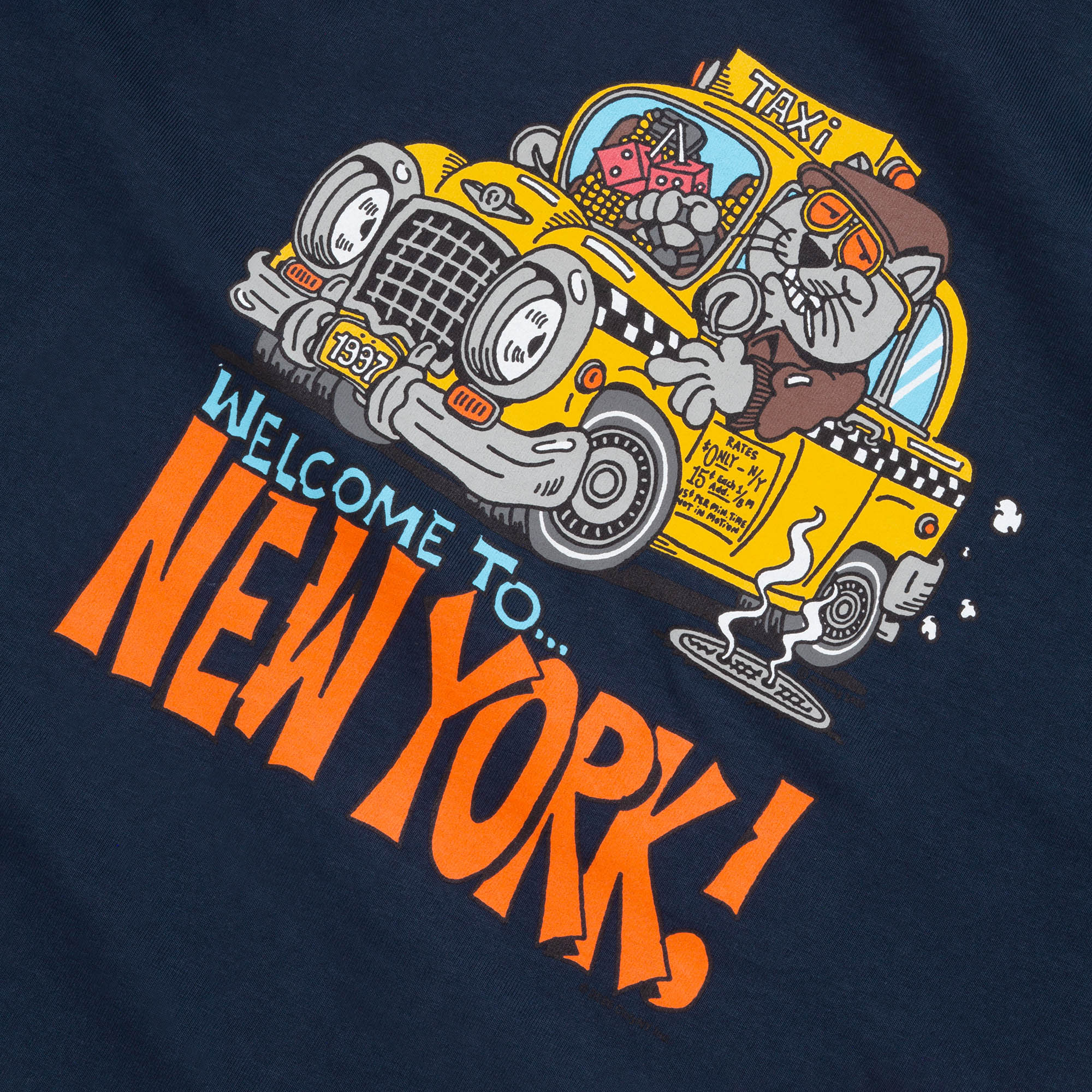 Cabbie Cat T-Shirt - Image 3