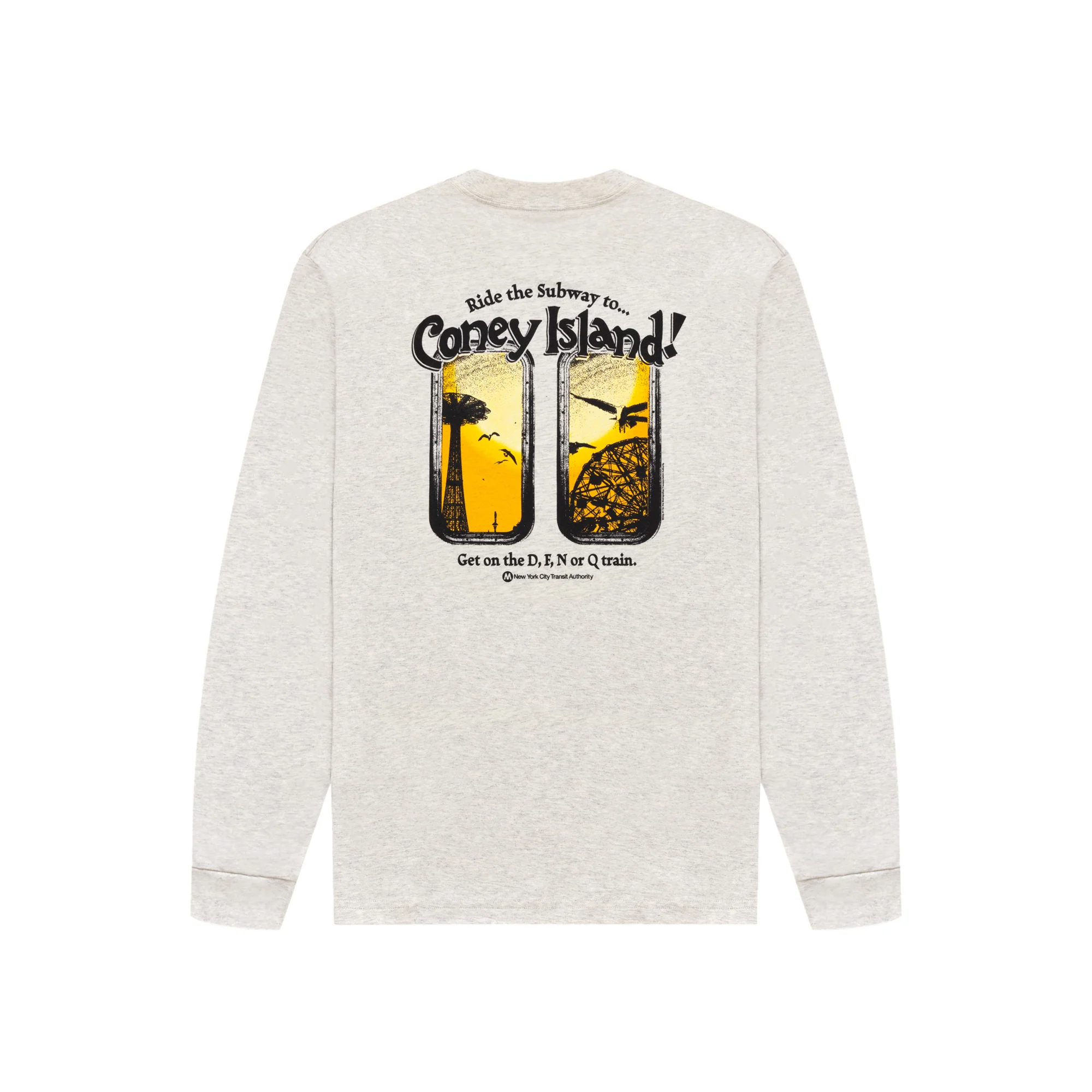 MTA Coney Island Views Long Sleeve T-Shirt