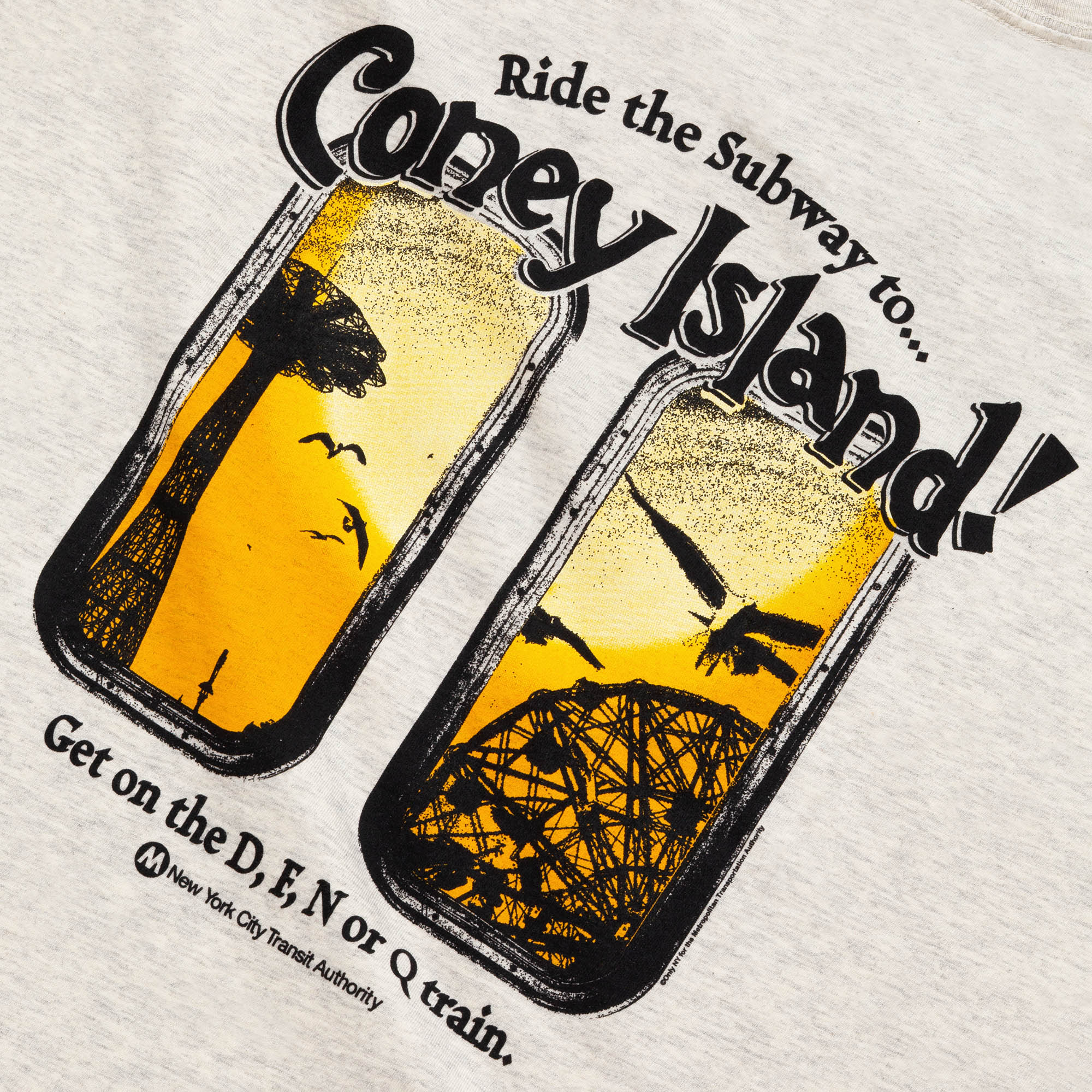 MTA Coney Island Views Long Sleeve T-Shirt - Image 6