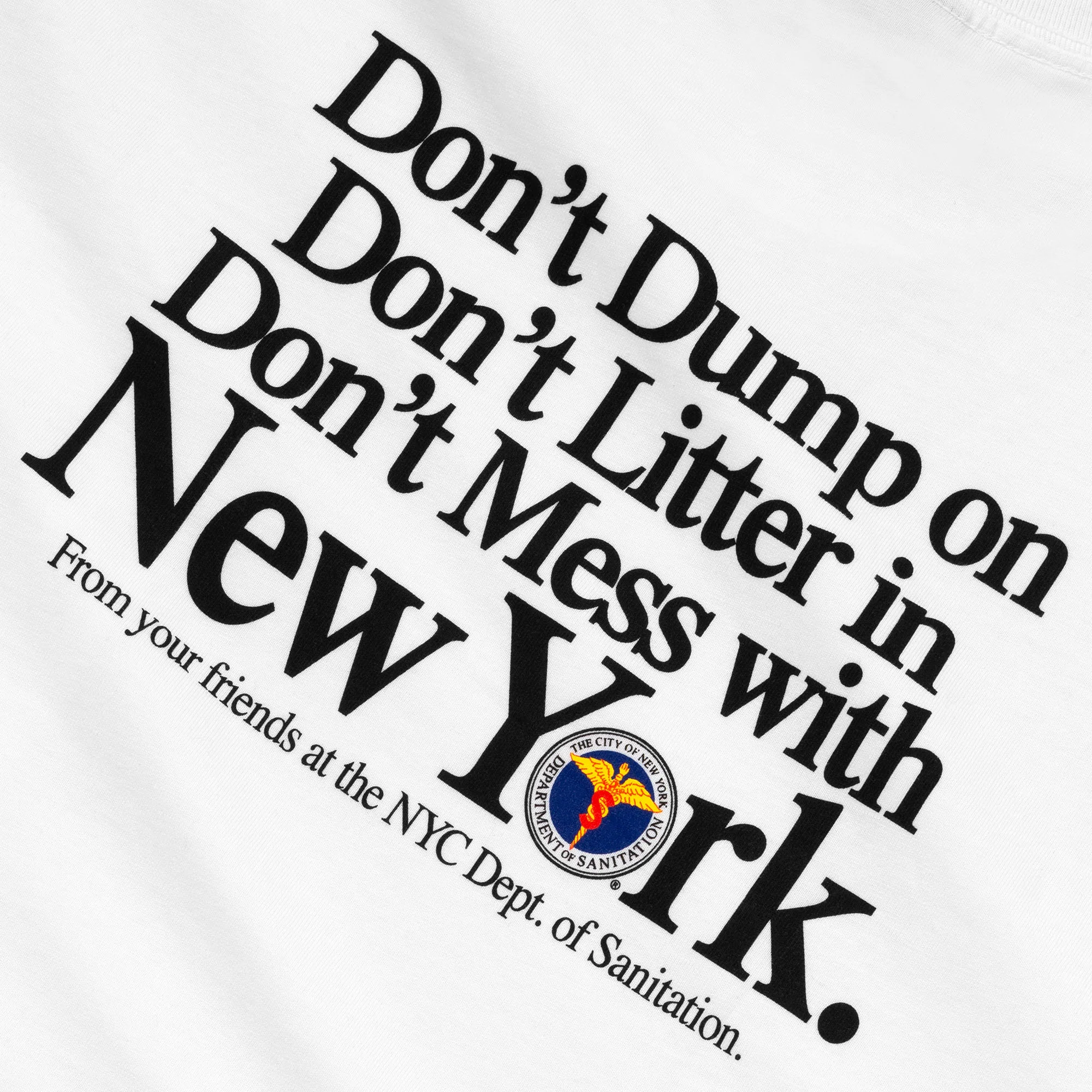 DSNY Don't Mess With New York Long Sleeve T-Shirt - Image 10