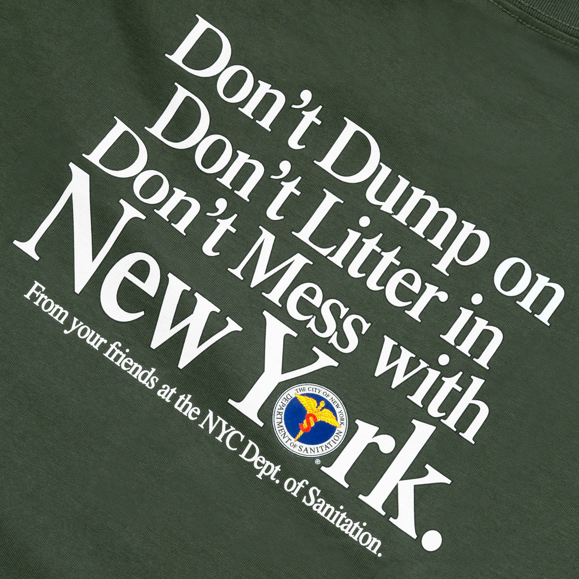 DSNY Don't Mess With New York Long Sleeve T-Shirt - Image 7