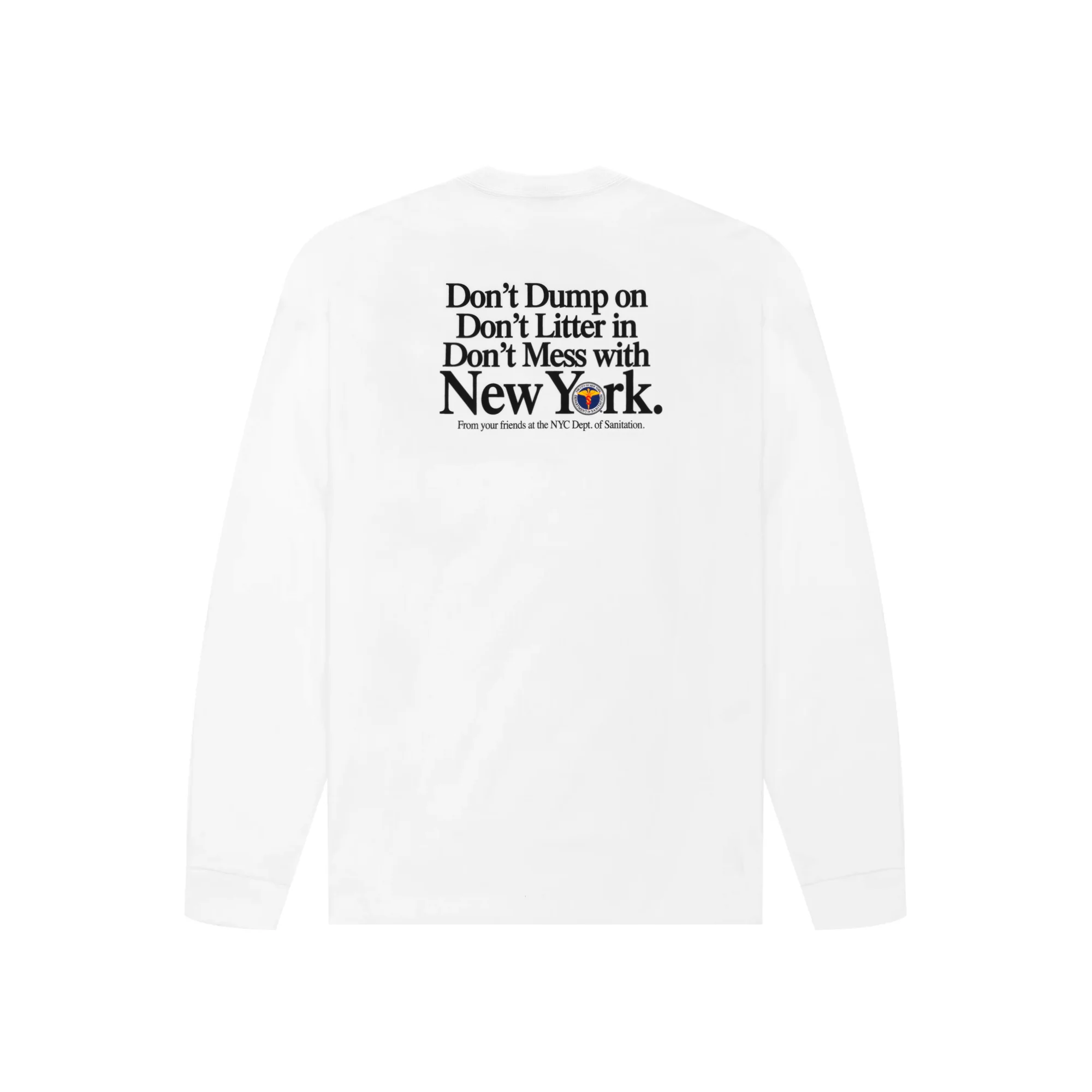 DSNY Don't Mess With New York Long Sleeve T-Shirt - Image 8