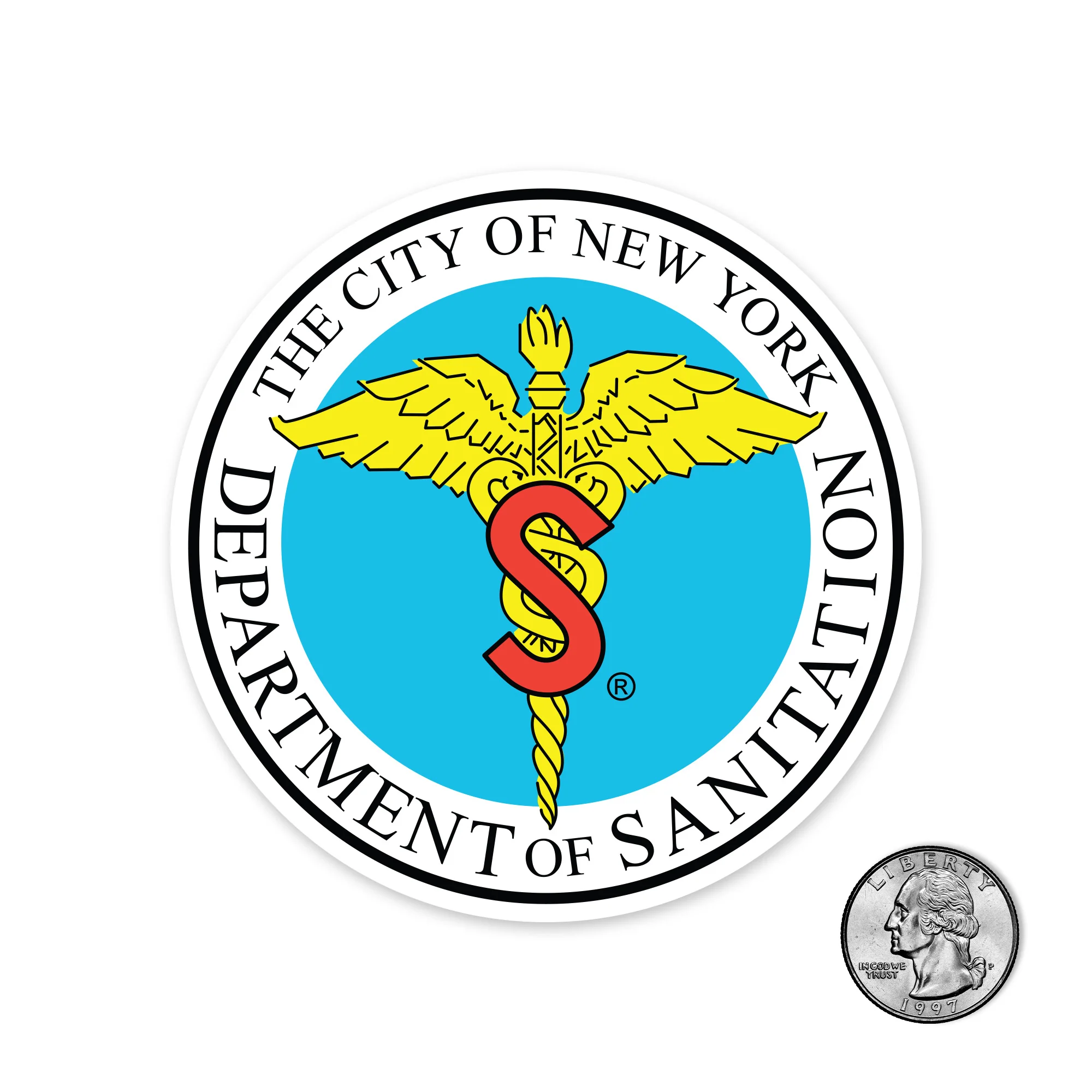 DSNY Emblem Jumbo Sticker - Image 3