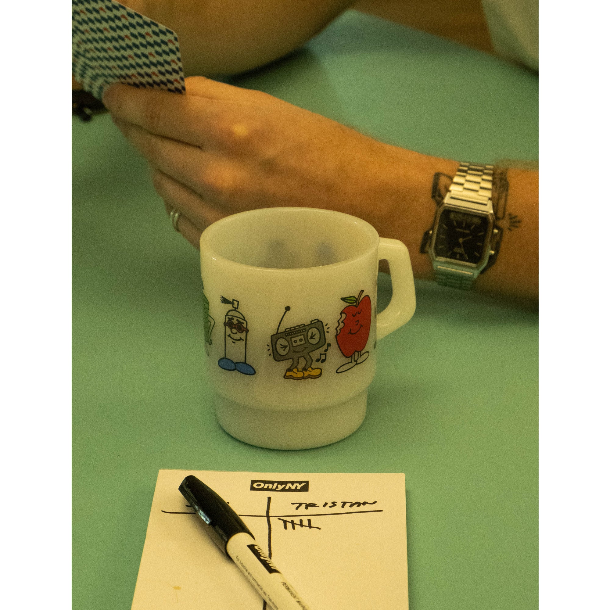 Homies Of New York Milk Glass Mug - Image 2
