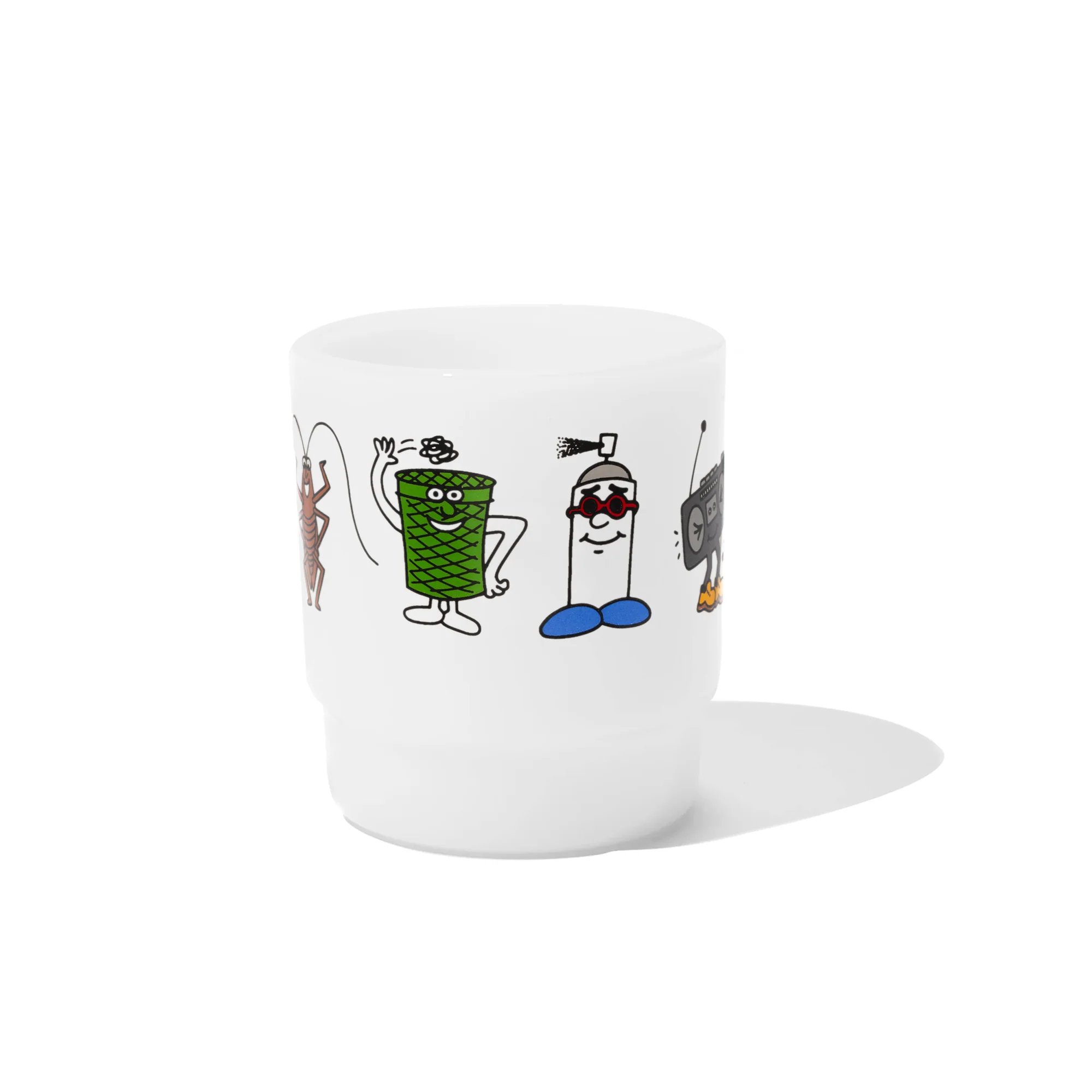Homies Of New York Milk Glass Mug - Image 3