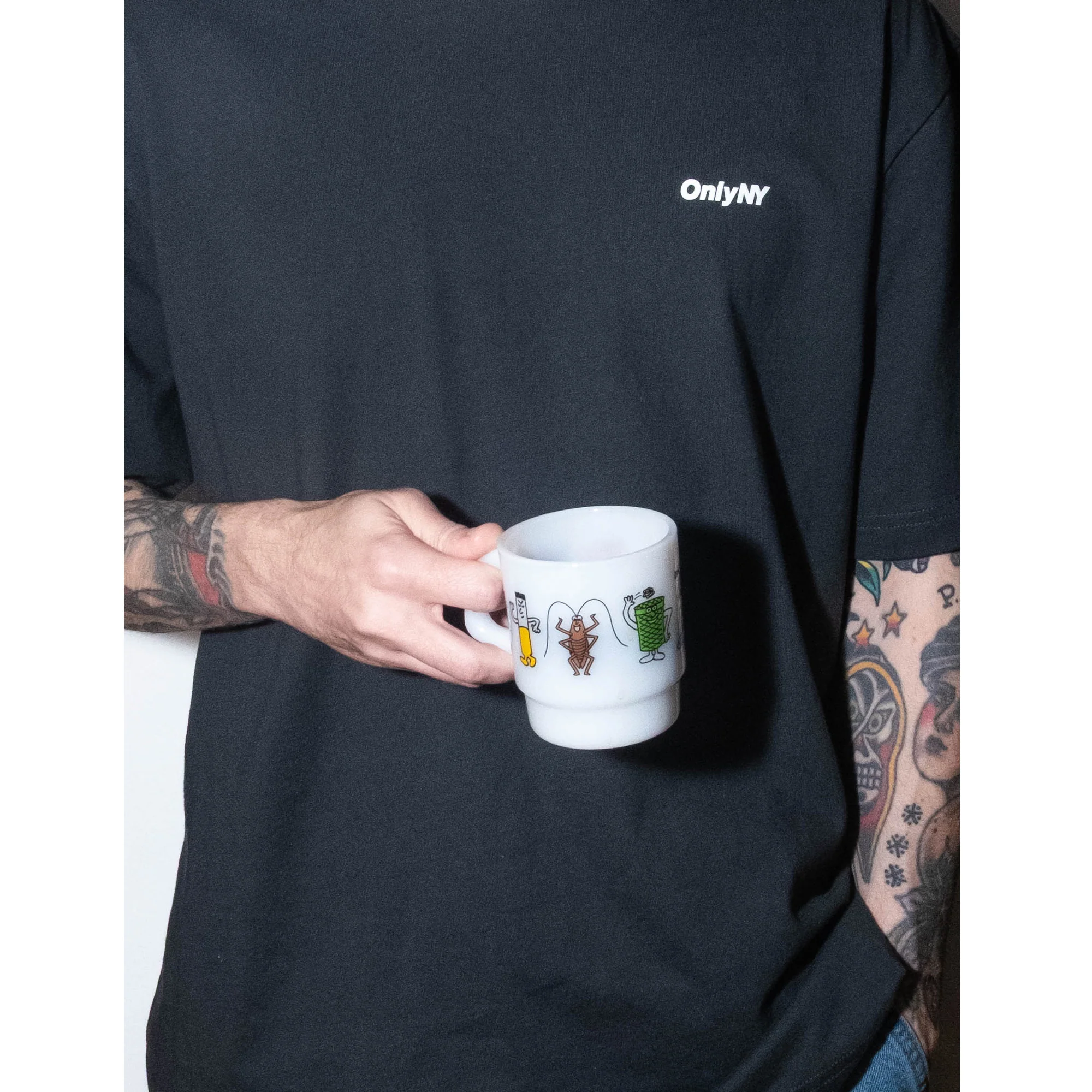 Homies Of New York Milk Glass Mug - Image 4
