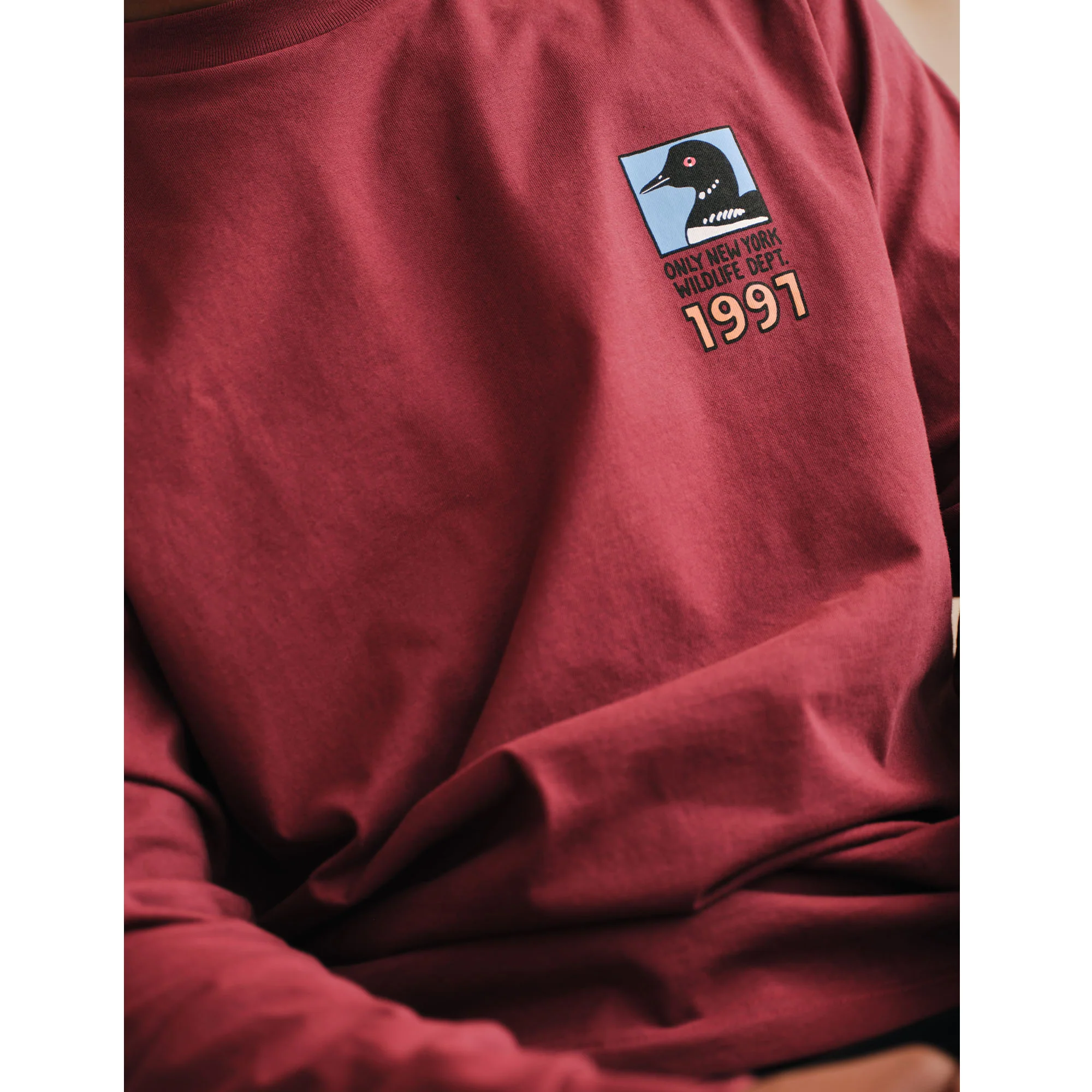 Loon Wildlife Long SLeeve T-Shirt - Image 2