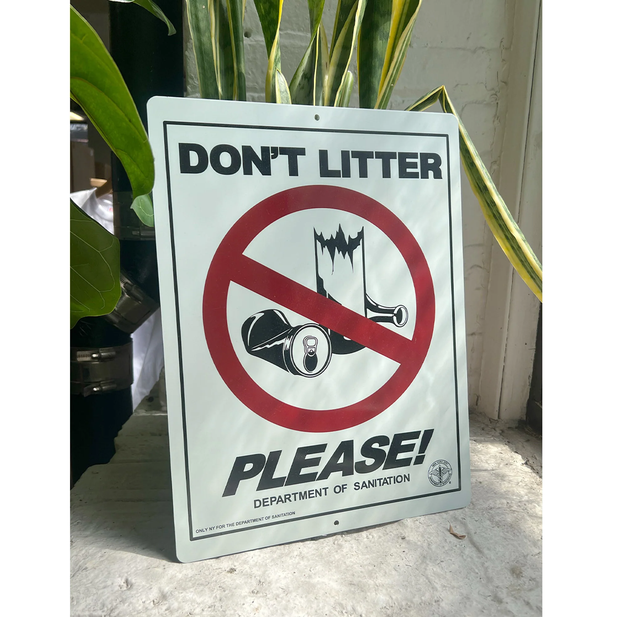 DSNY Don't Litter Metal Sign - Image 3