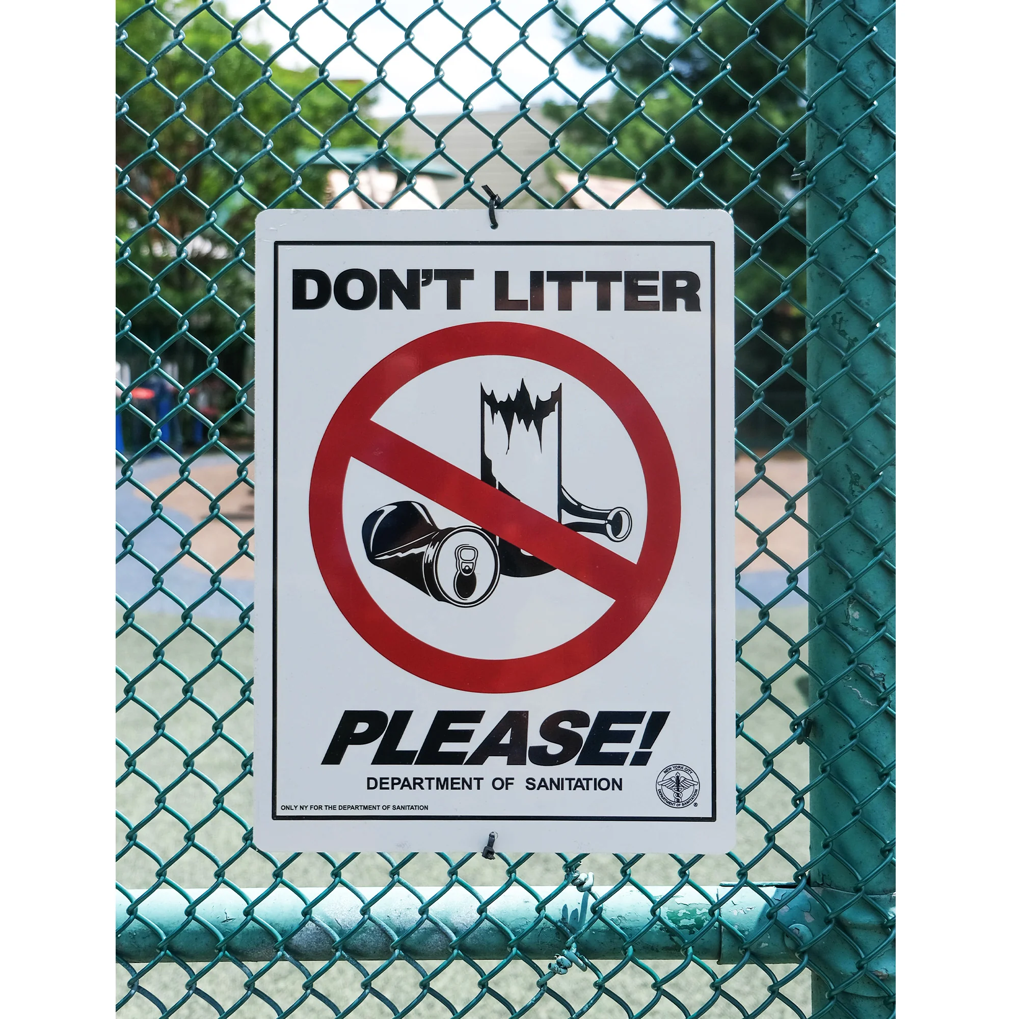 DSNY Don't Litter Metal Sign - Image 4