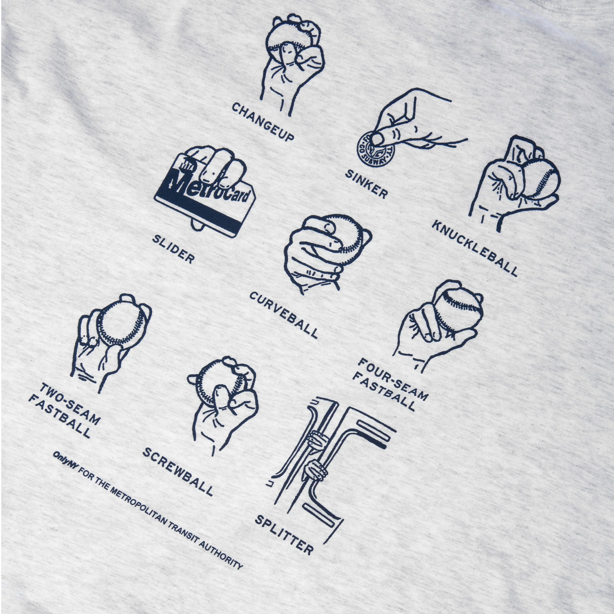 MTA Baseball Grips T-Shirt - Image 5
