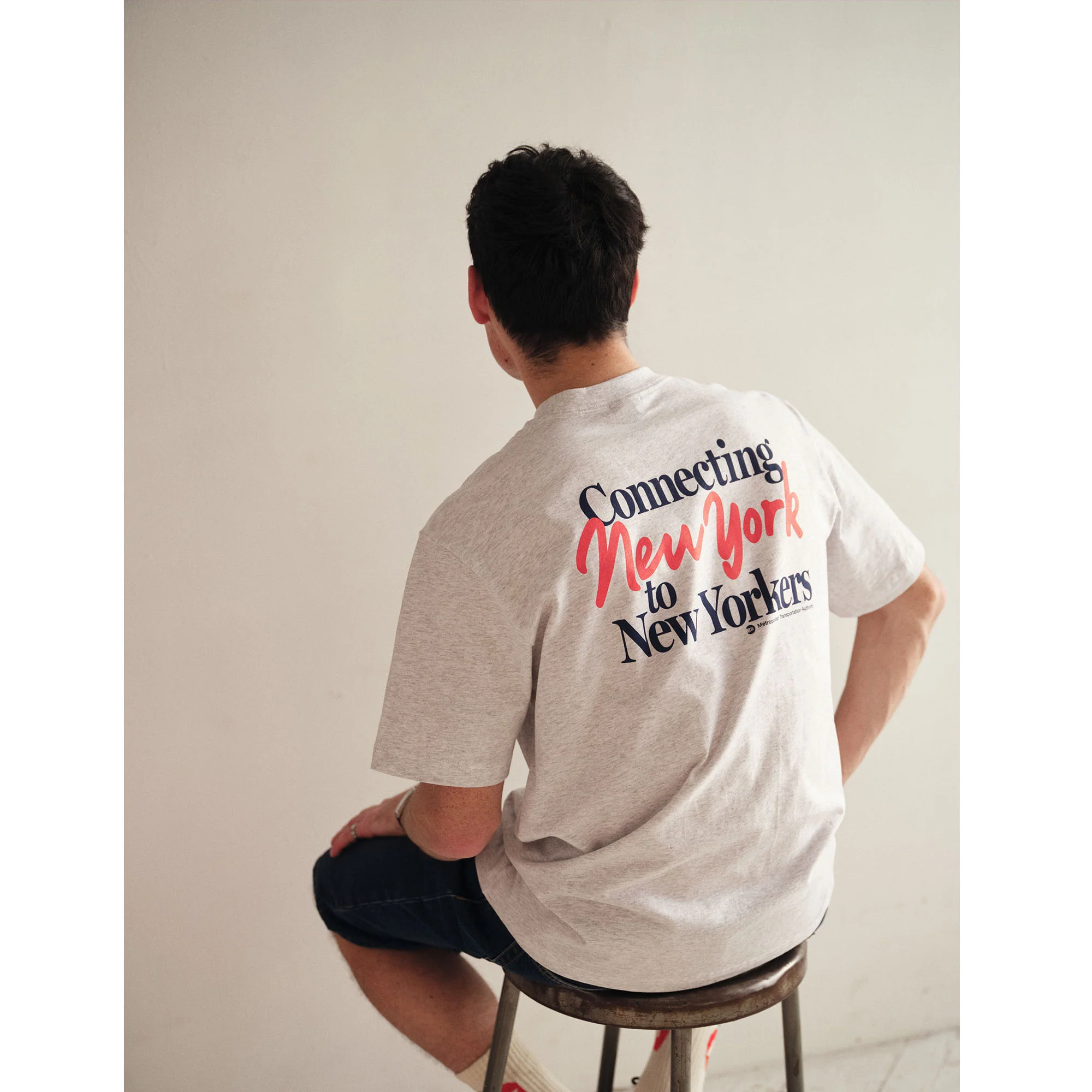 MTA Connecting NY to New Yorkers Pocket T-Shirt - Image 4