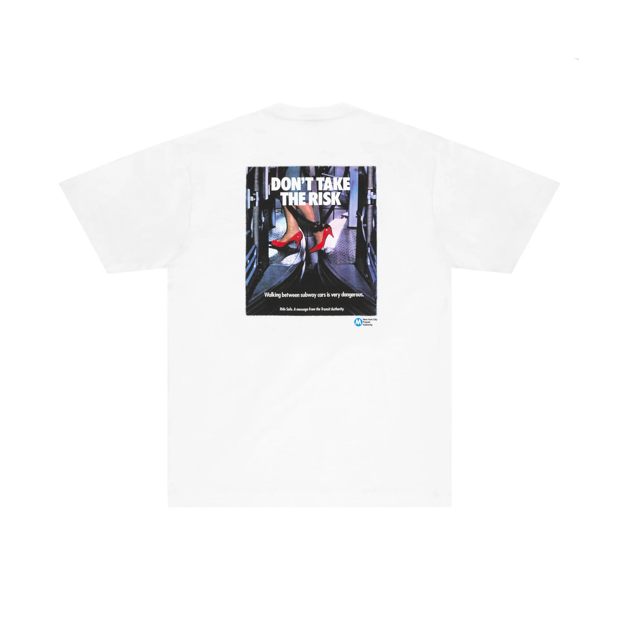 MTA Don't Take the Risk Poster T-Shirt