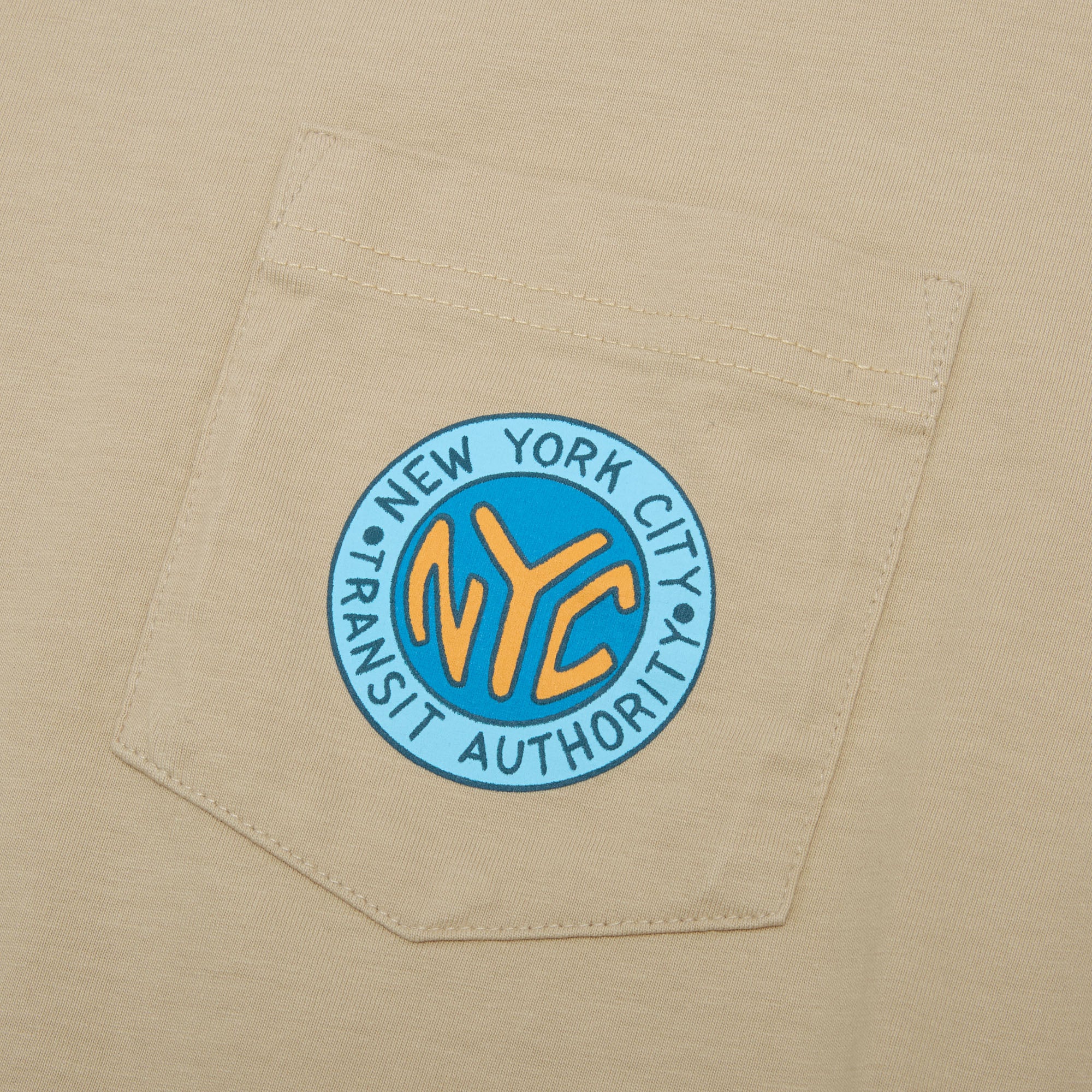 MTA NYC Token Pocket T-Shirt - Image 2