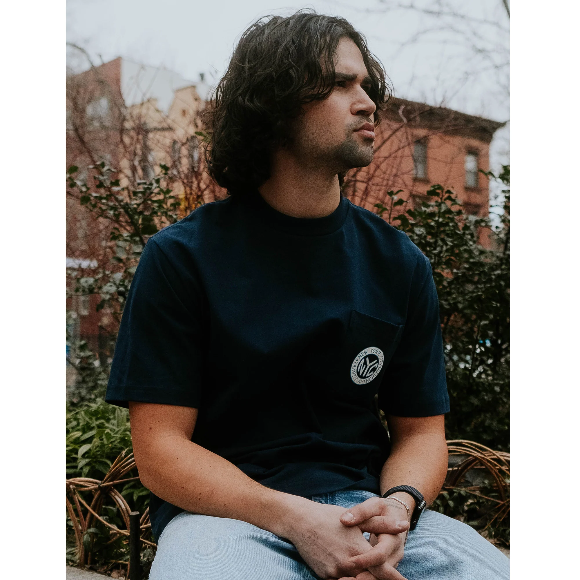 MTA NYC Token Pocket T-Shirt - Image 3