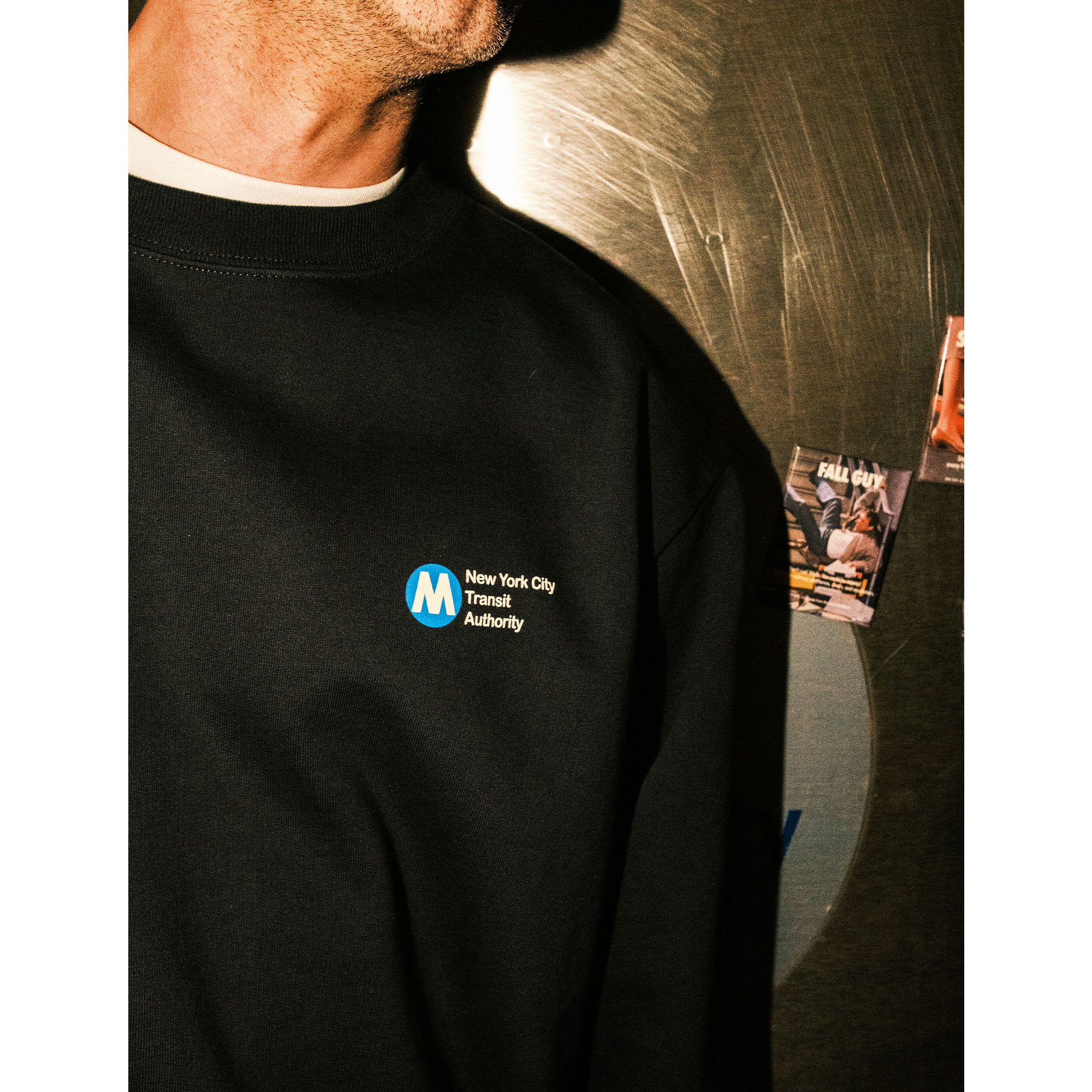 MTA Don't Take the Risk Poster Crewneck - Image 8