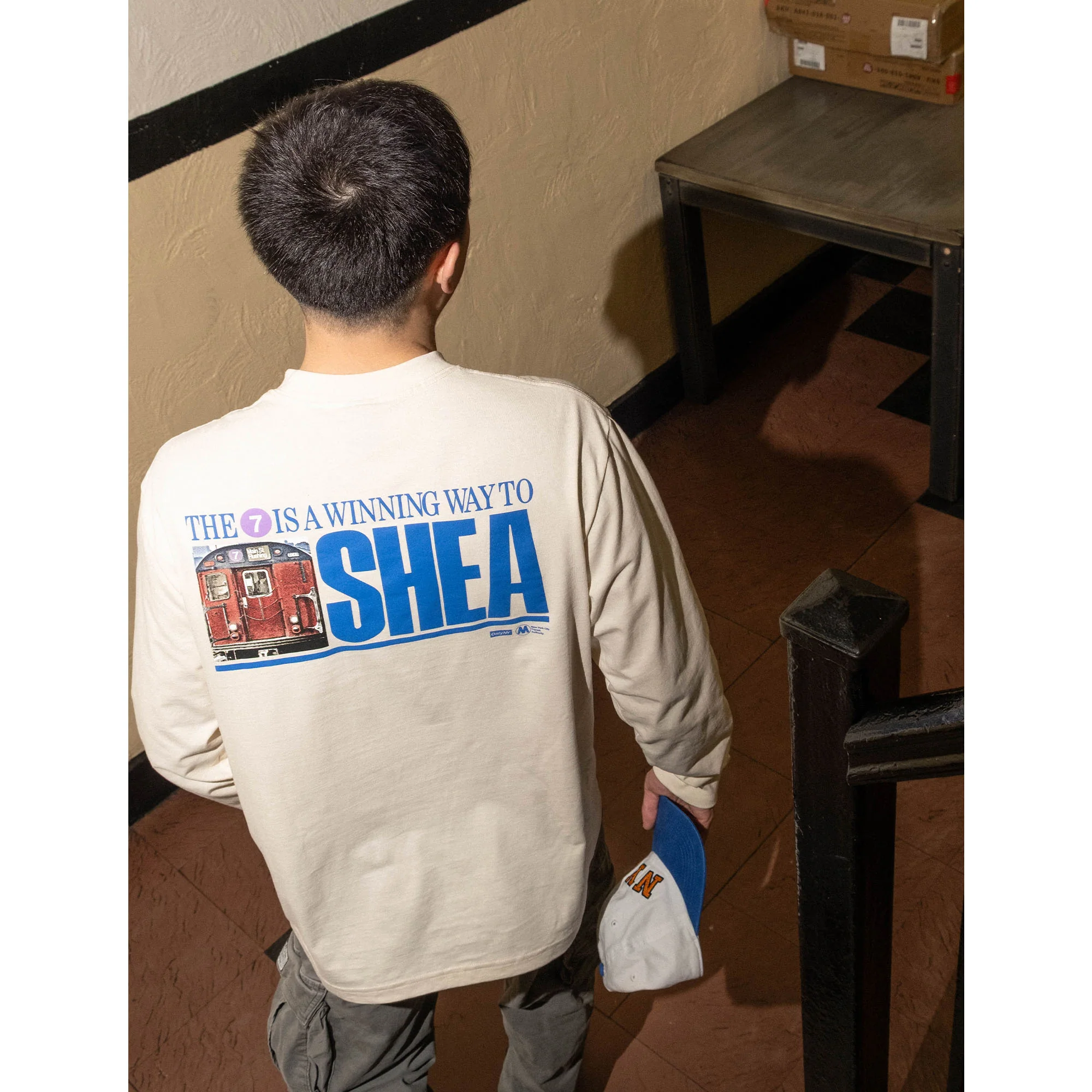 MTA Shea Express Long Sleeve Pocket T-Shirt - Image 2