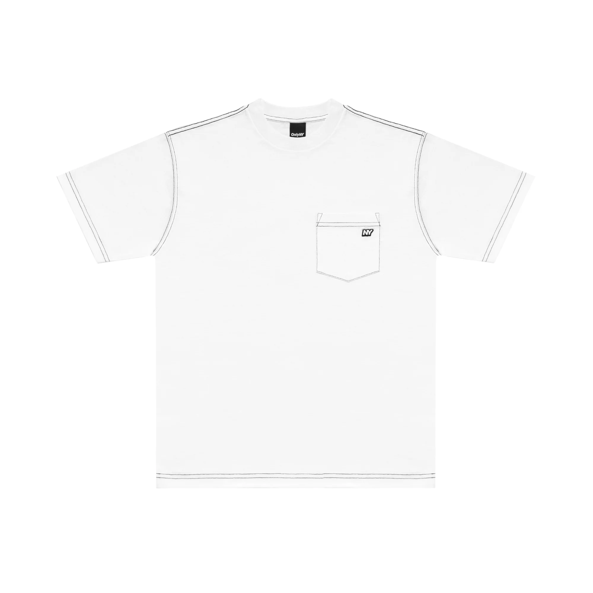 NY Speed Logo Applique Pocket T-Shirt