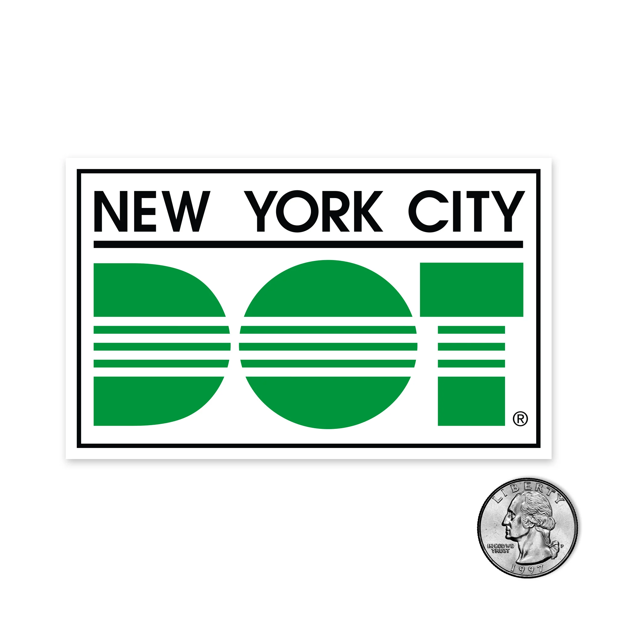 NYC DOT Jumbo Sticker - Image 3