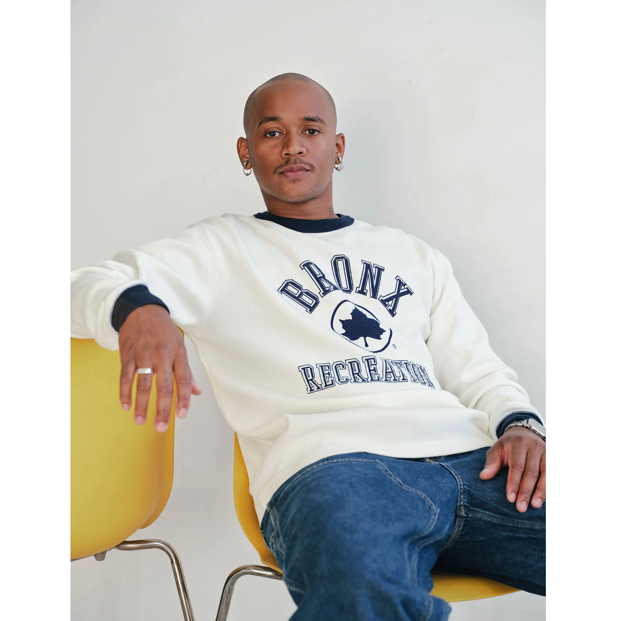 NYC Parks Bronx Recreation Waffle Long Sleeve T-Shirt - Image 9