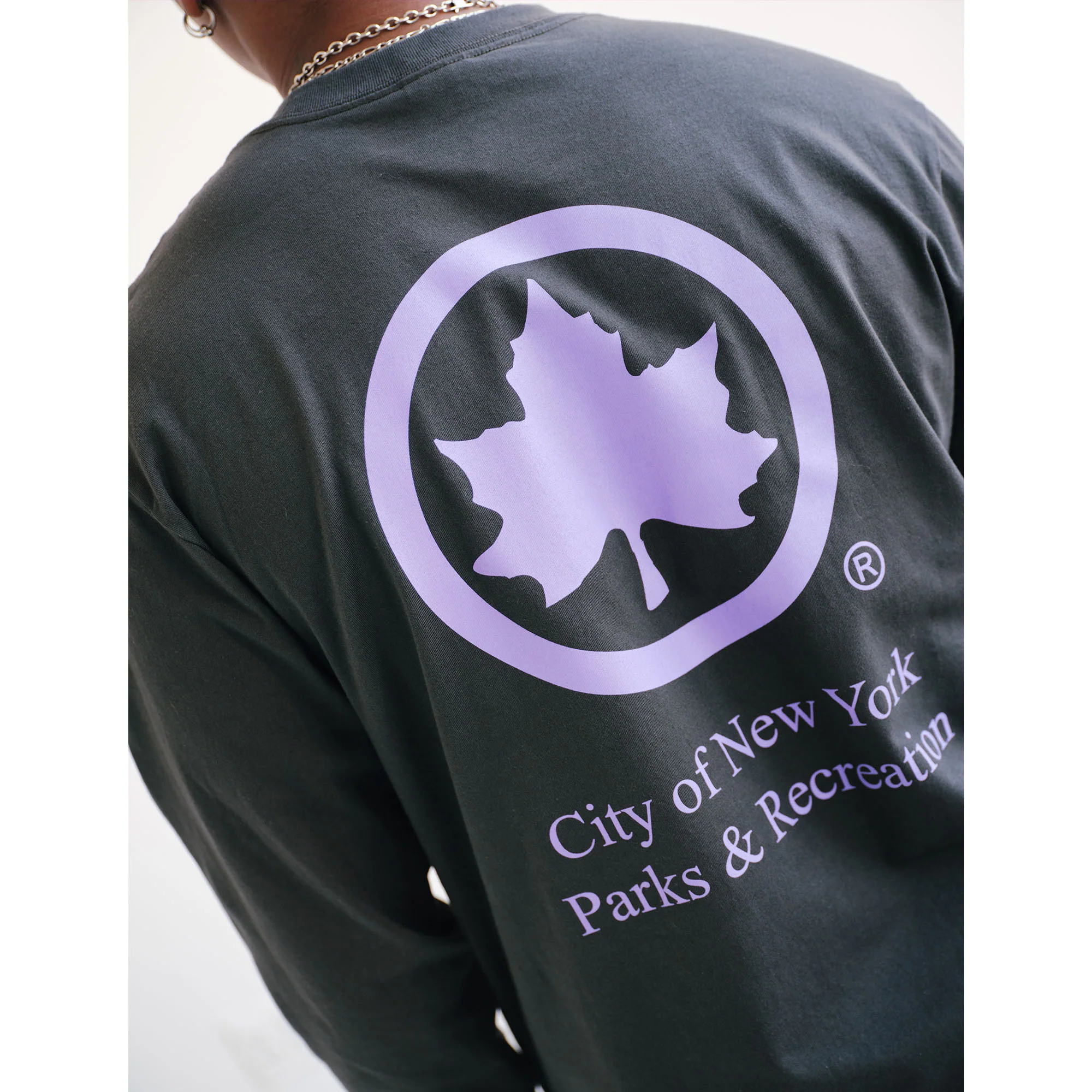 NYC Parks Logo Long Sleeve T-Shirt - Image 4
