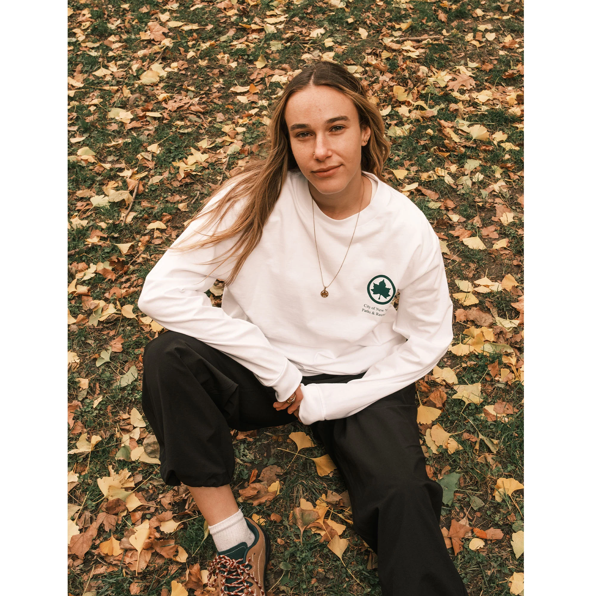 NYC Parks Logo Long Sleeve T-Shirt - Image 9