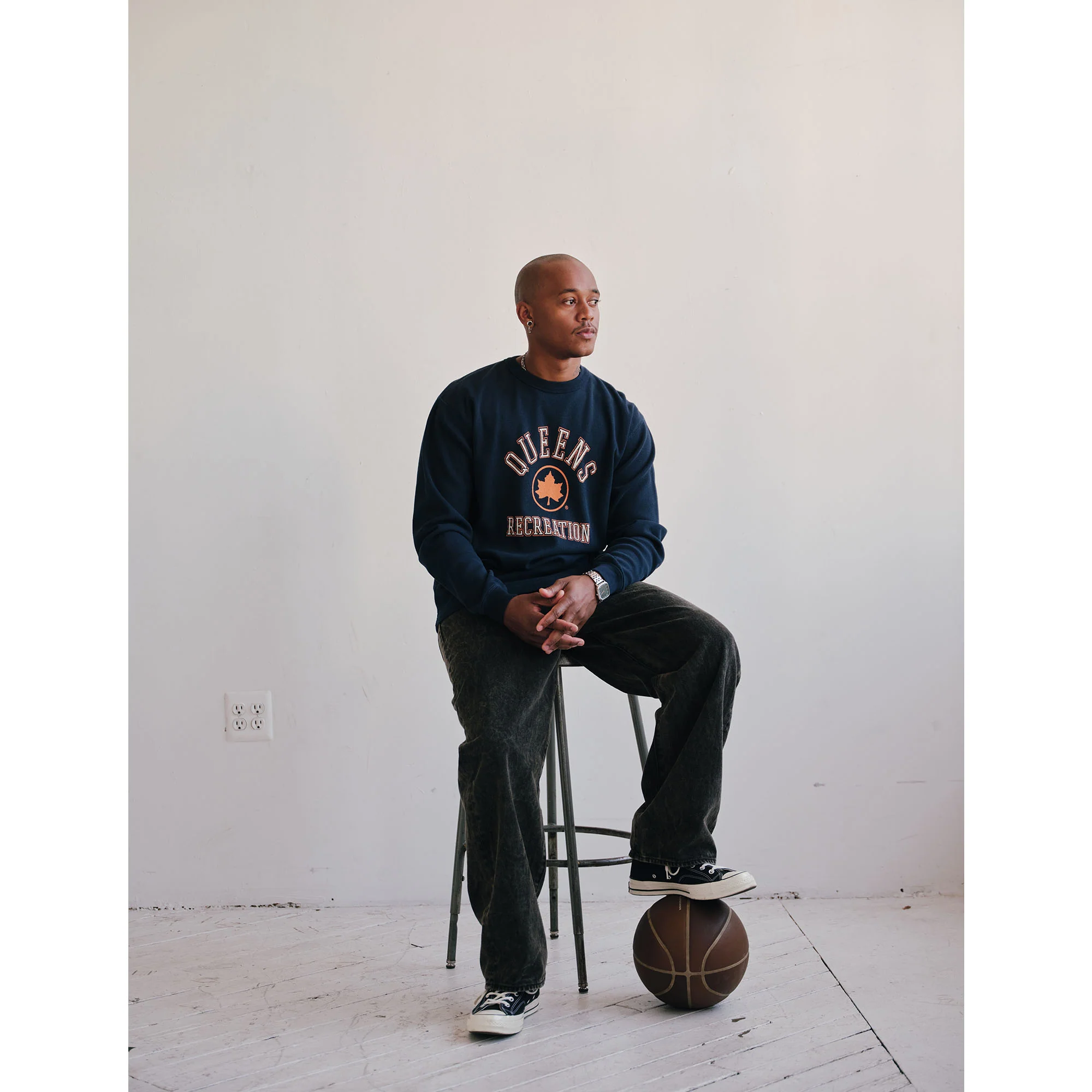 NYC Parks Queens Recreation Waffle Long Sleeve T-Shirt - Image 6