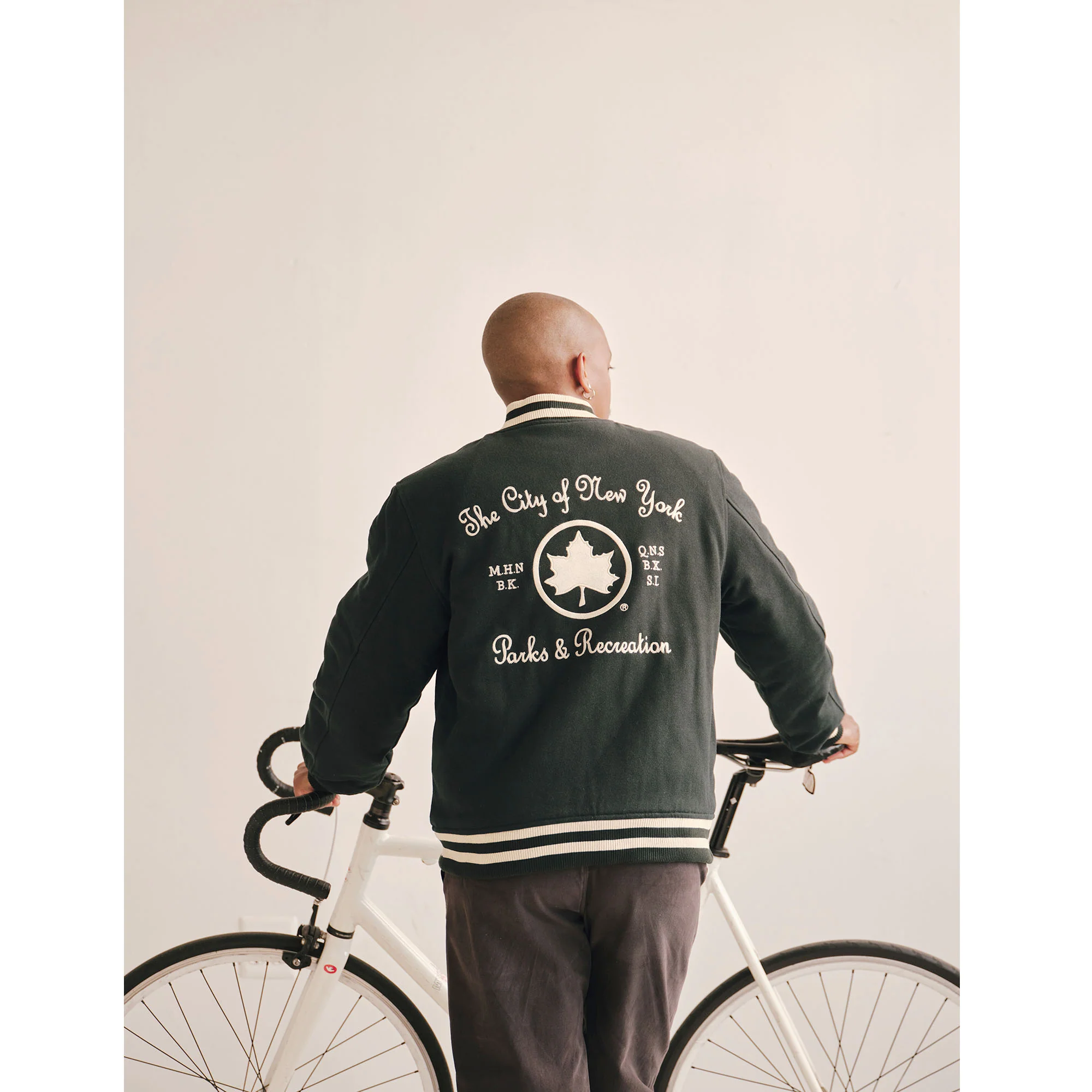 NYC Parks Varsity Jacket - Image 4