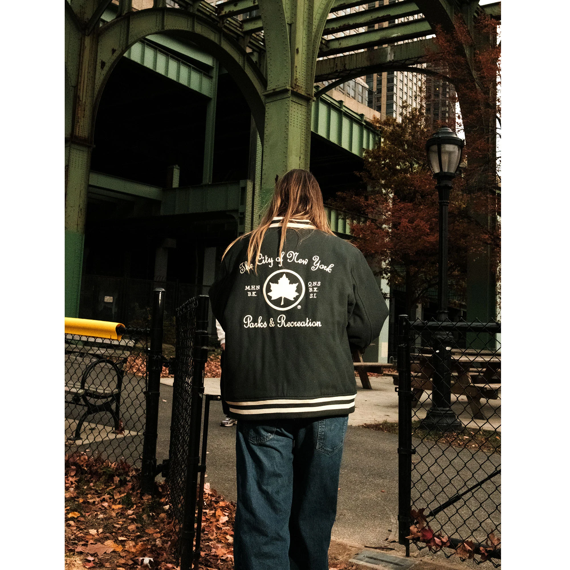 NYC Parks Varsity Jacket - Image 8