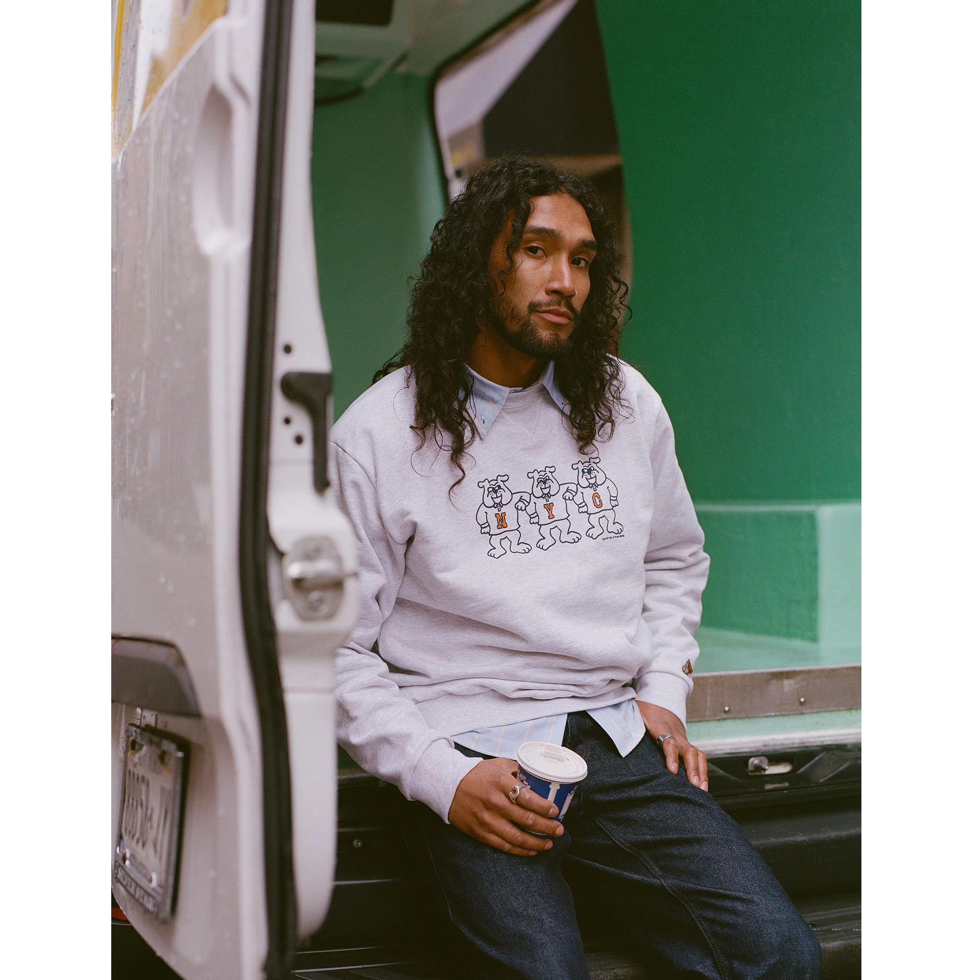 Only NY x J. Press Bulldog Crewneck - Image 4