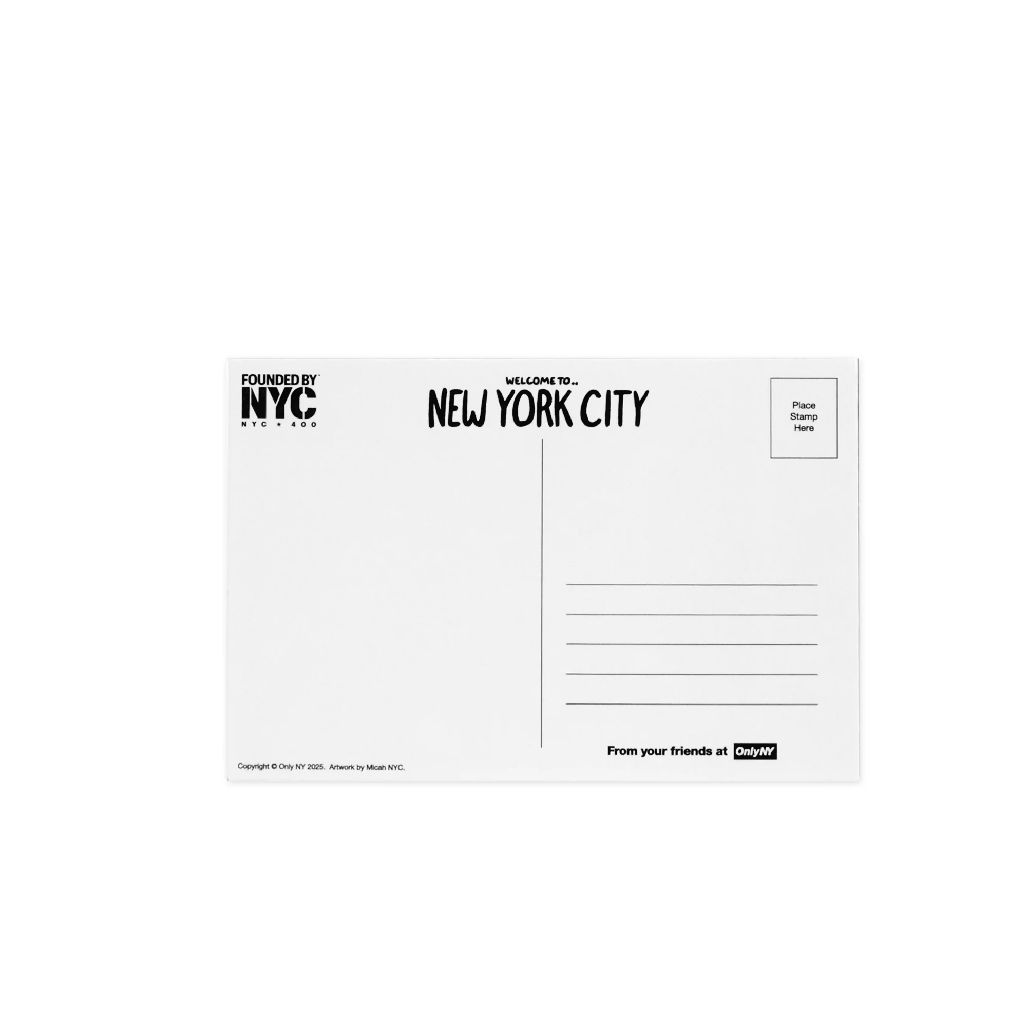 Founded by NYC Welcome to Postcard Set - Image 4