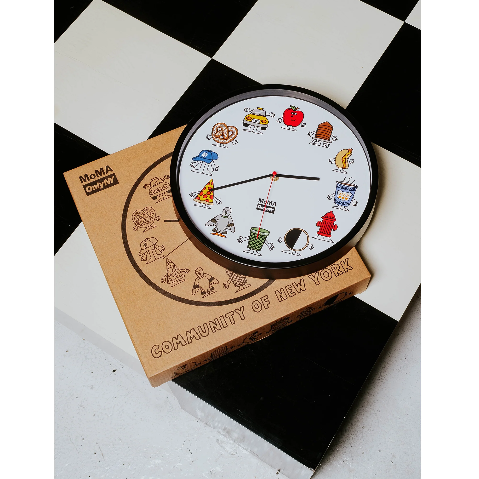 Only NY x MoMA Community of New York Wall Clock - Image 7