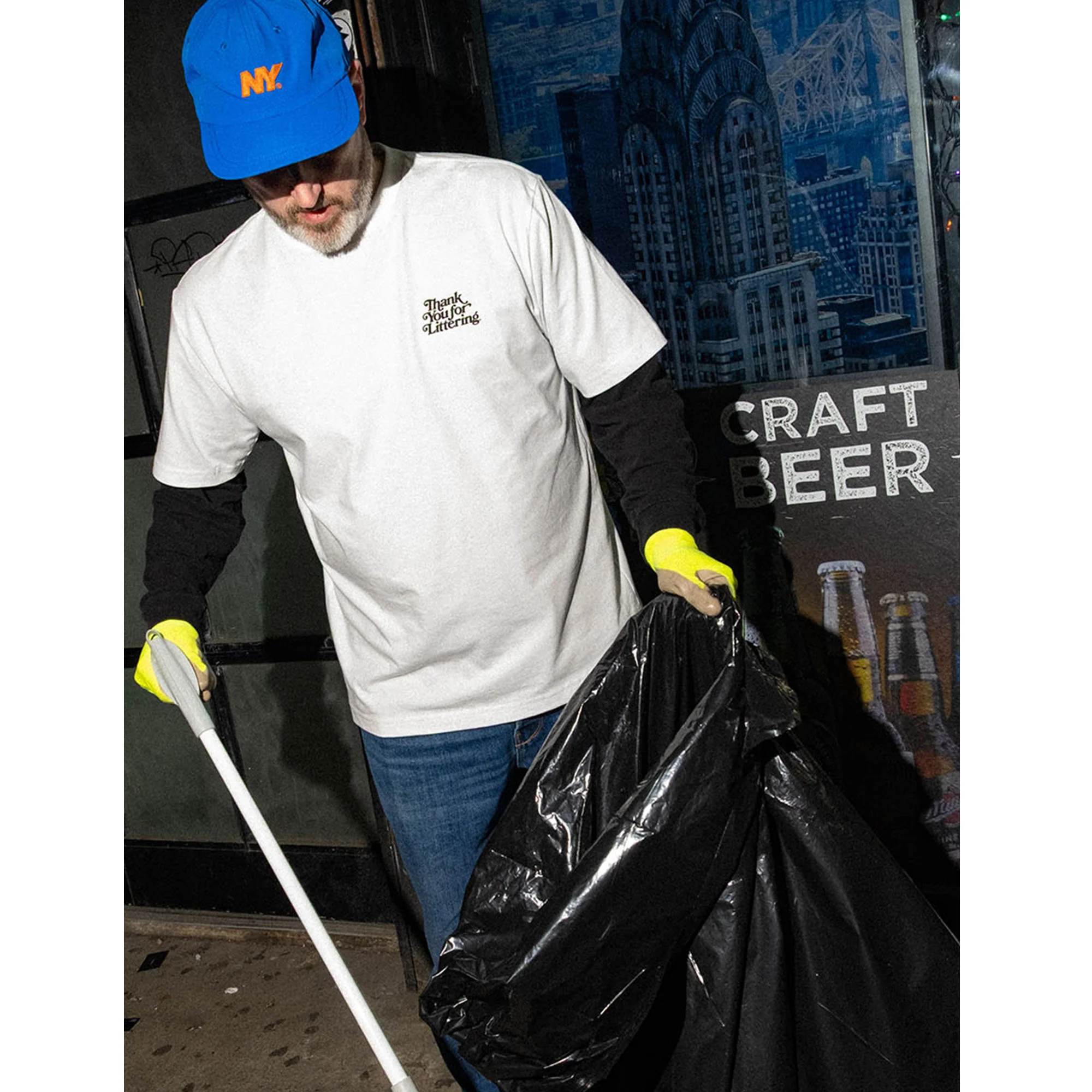 Only NY x New York City Garbage T-Shirt - Image 6