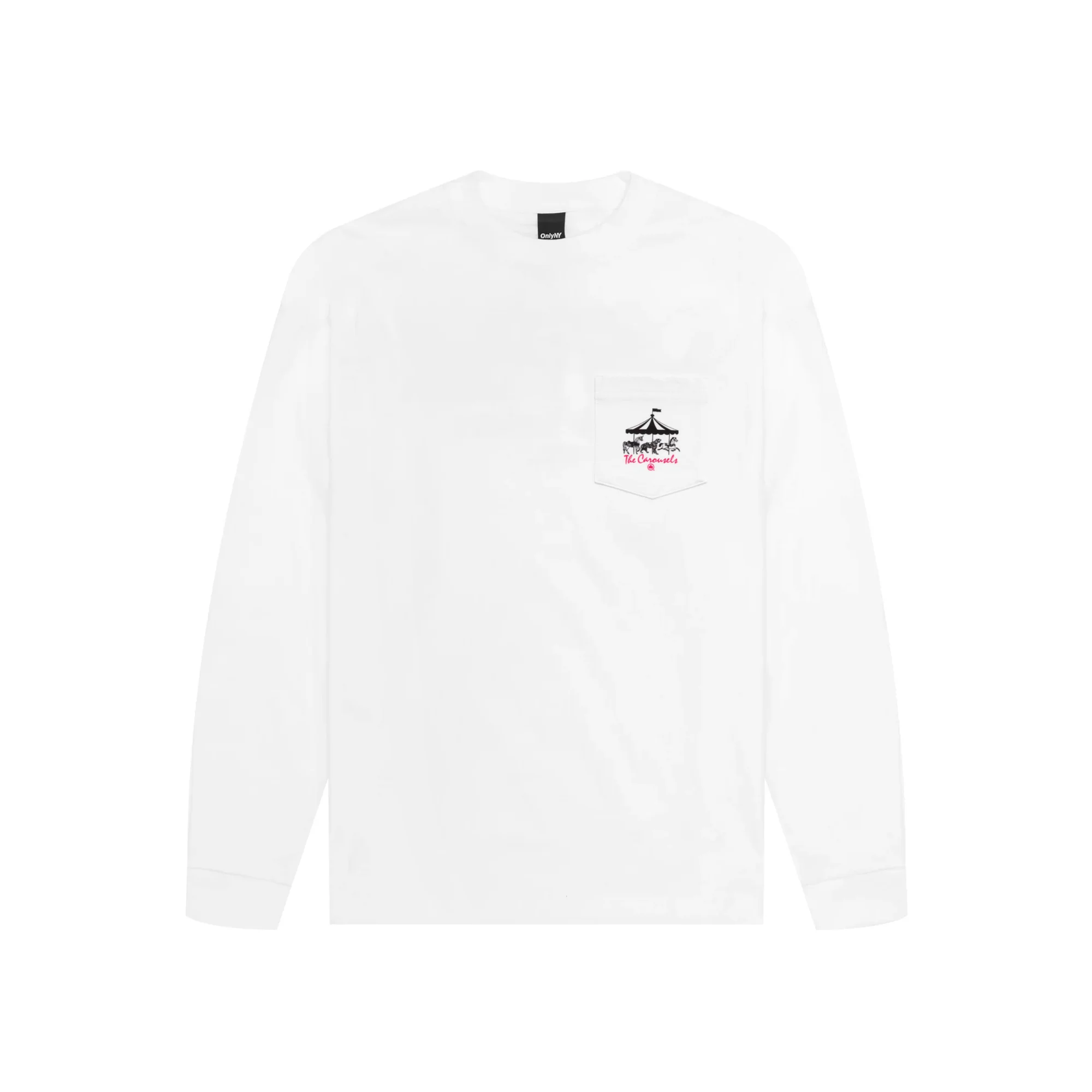 Parks Carousel Long Sleeve Pocket T-Shirt - Image 5