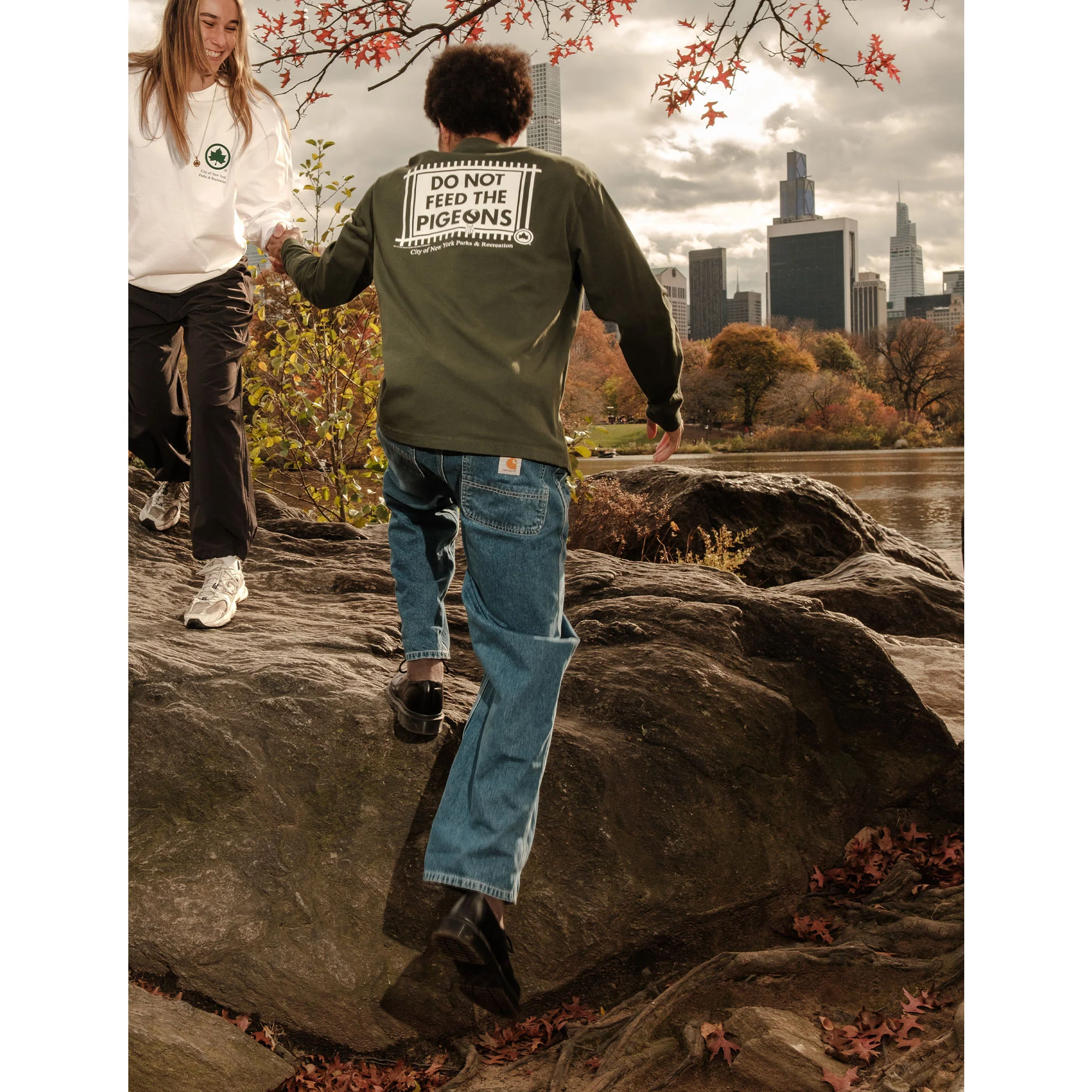 Do Not Feed the Pigeons Long Sleeve T-Shirt - Image 4