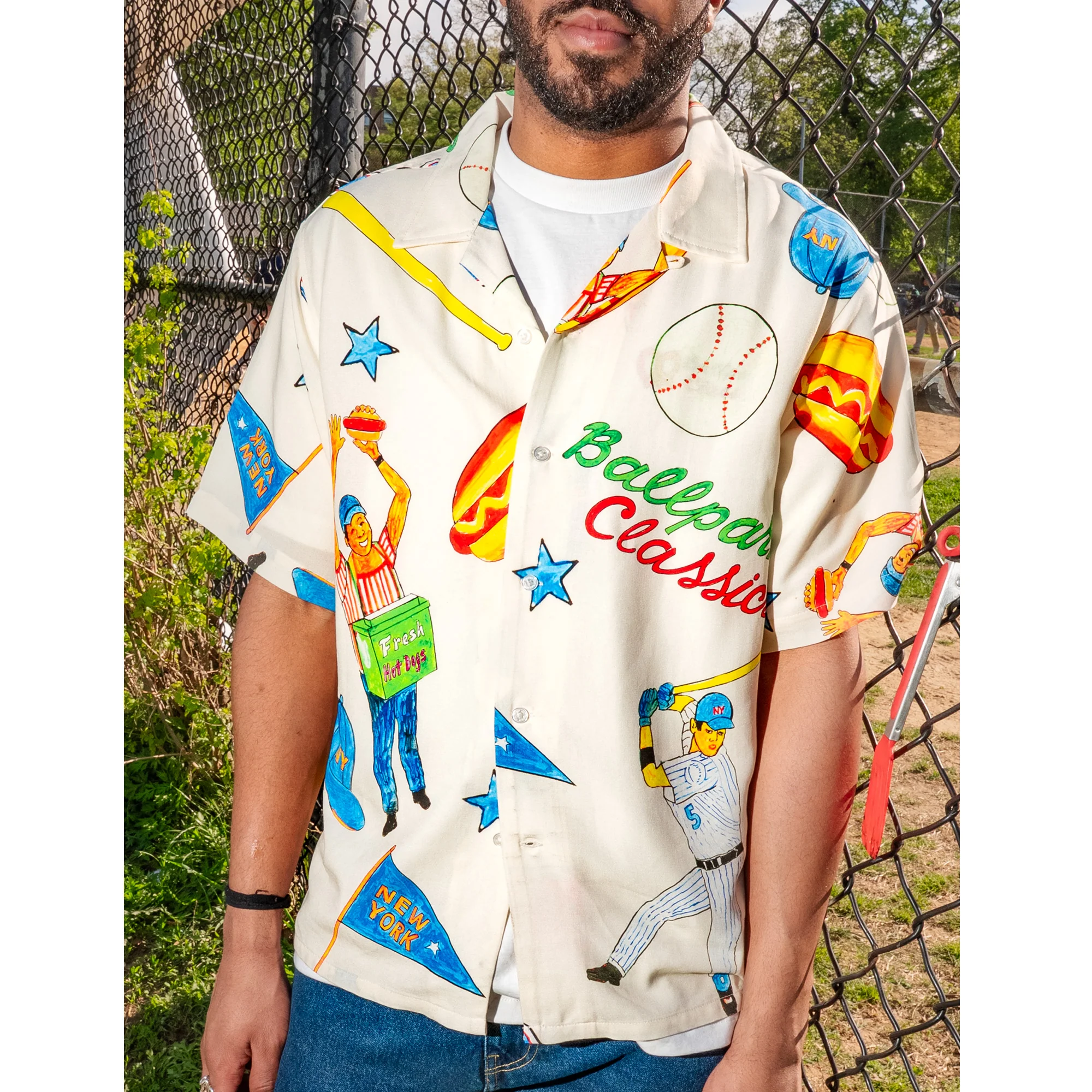 Ballpark Camp Collar Shirt - Image 5