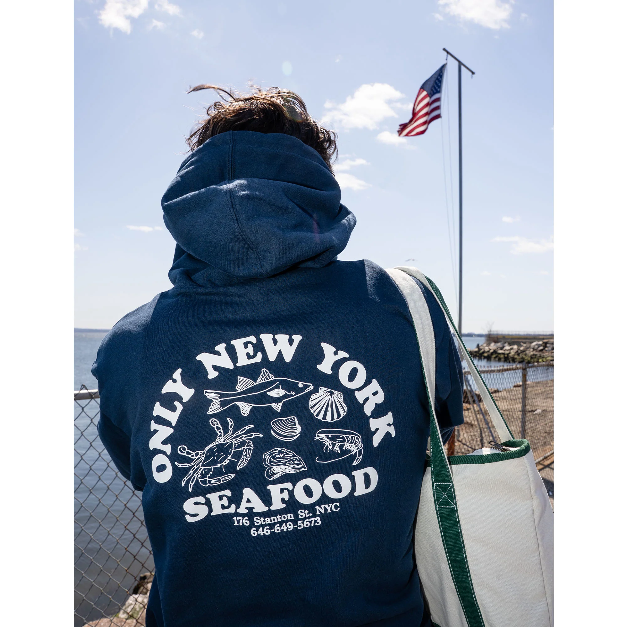 Seafood Market Sweatshirt - Image 2
