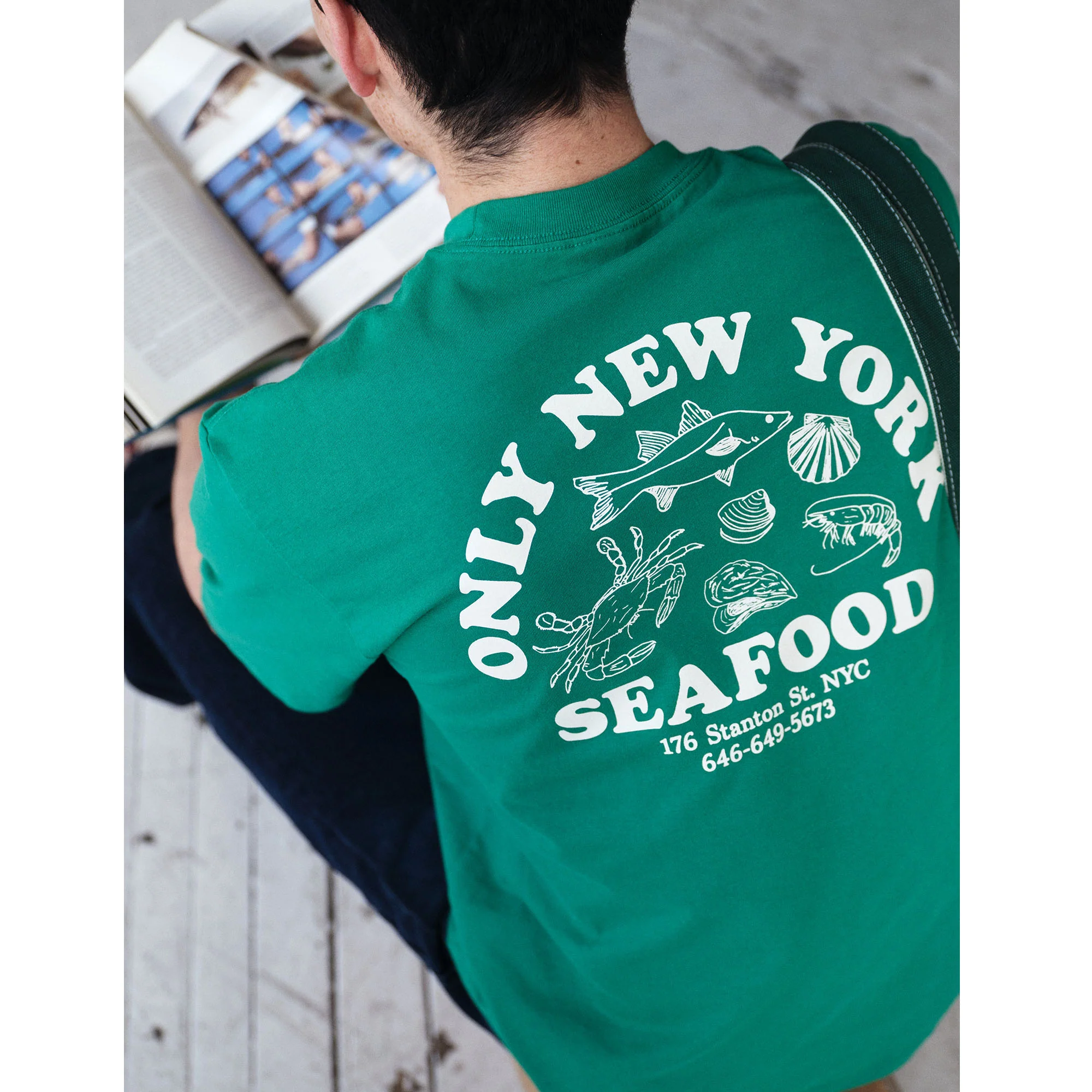 Seafood Market T-Shirt - Image 2