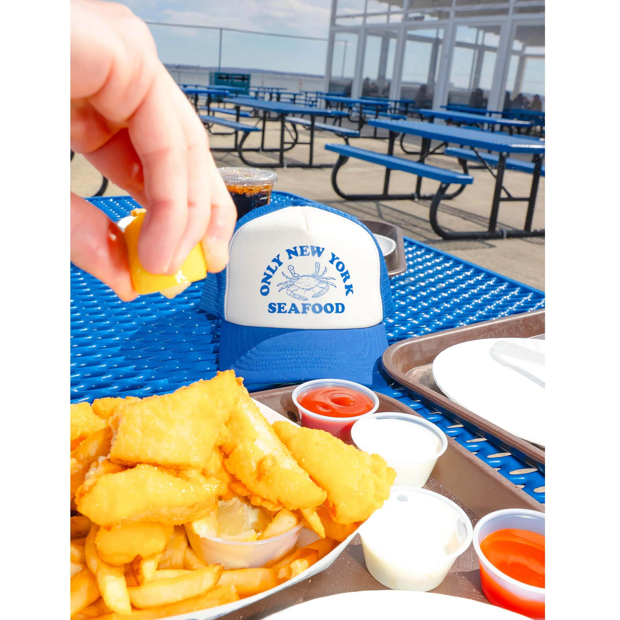 Seafood Market Trucker Hat - Image 4