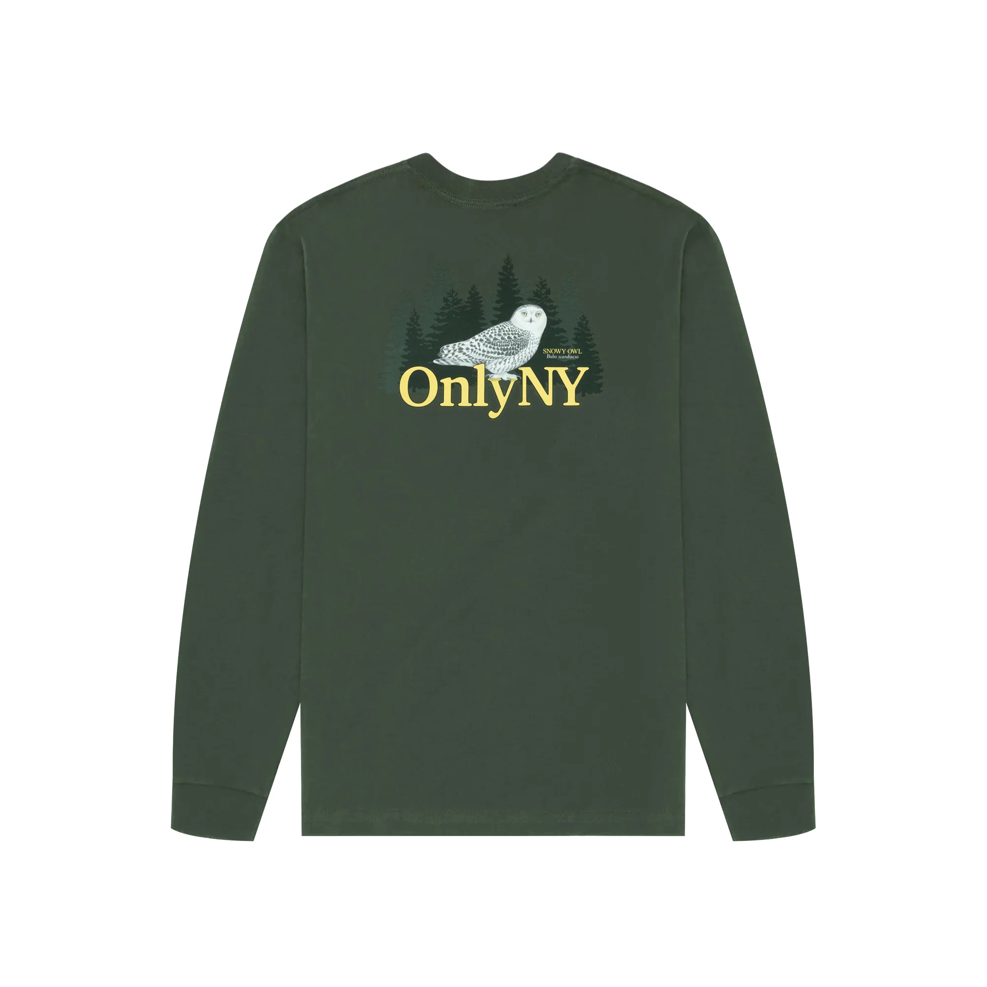 Snowy Owl Pocket Long Sleeve T-Shirt