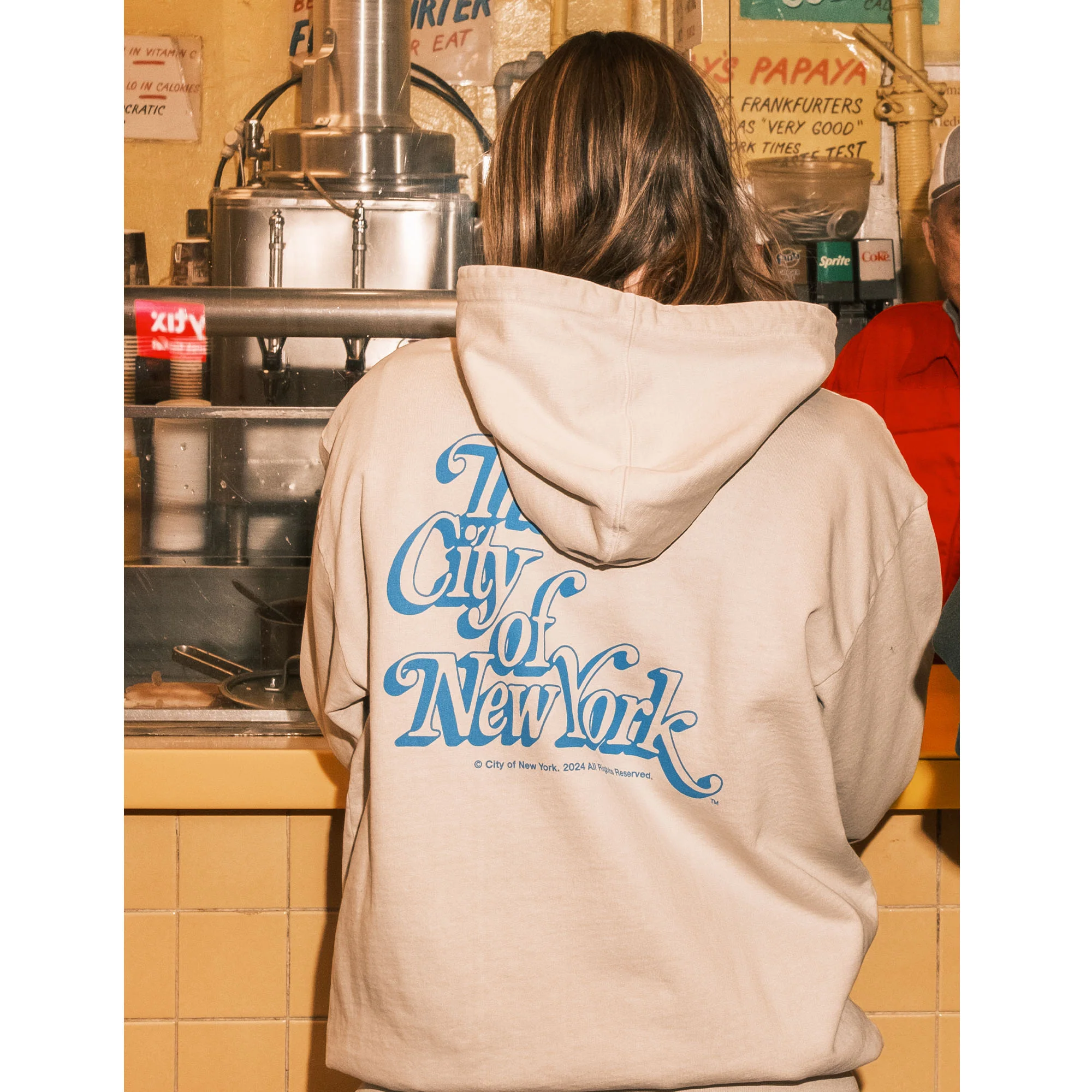 The City of New York Drop Shadow Hoodie - Image 10
