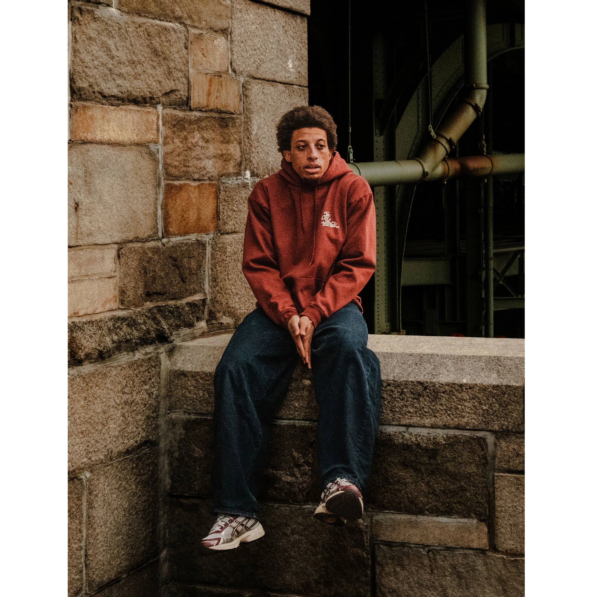 The City of New York Drop Shadow Hoodie - Image 17
