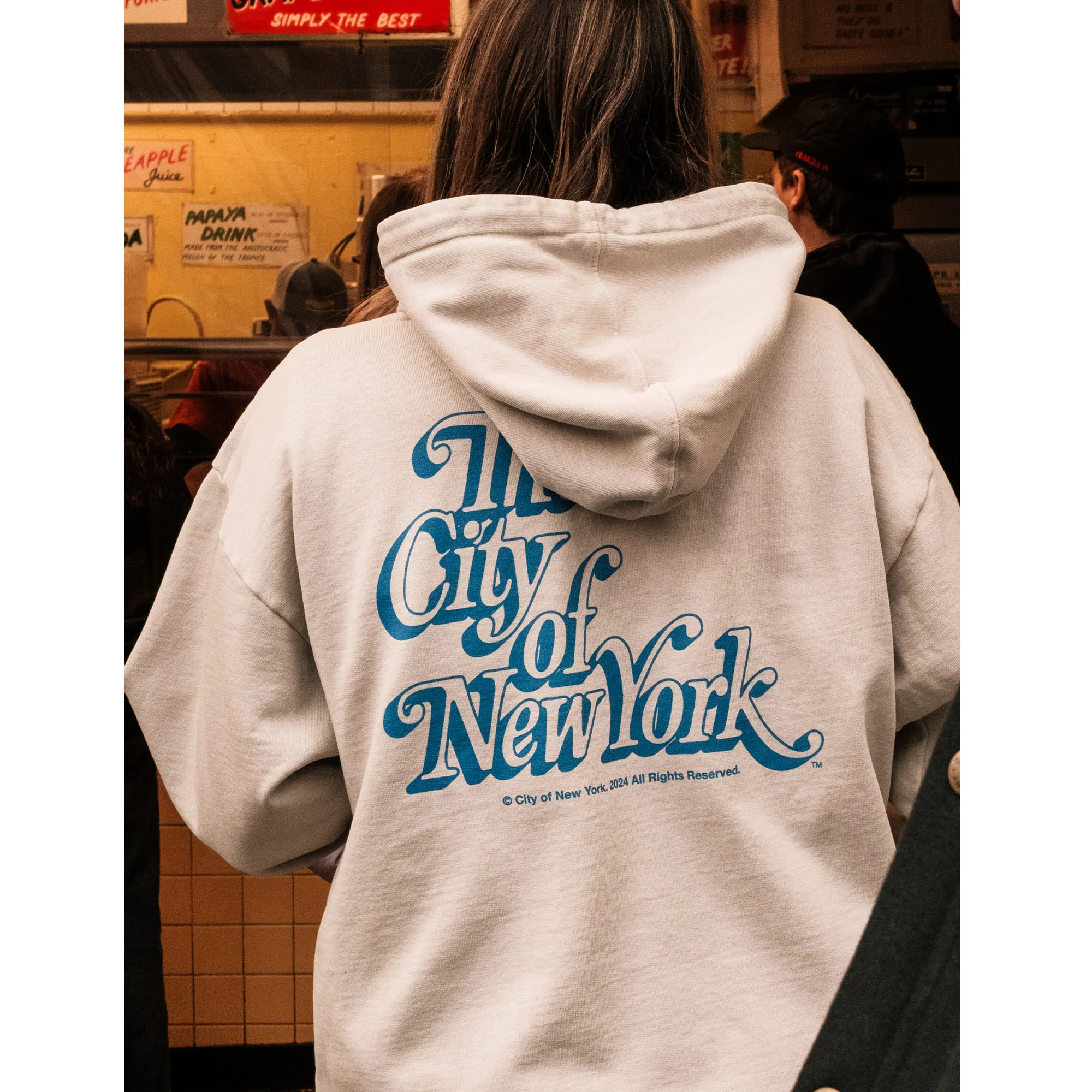 The City of New York Drop Shadow Hoodie - Image 6