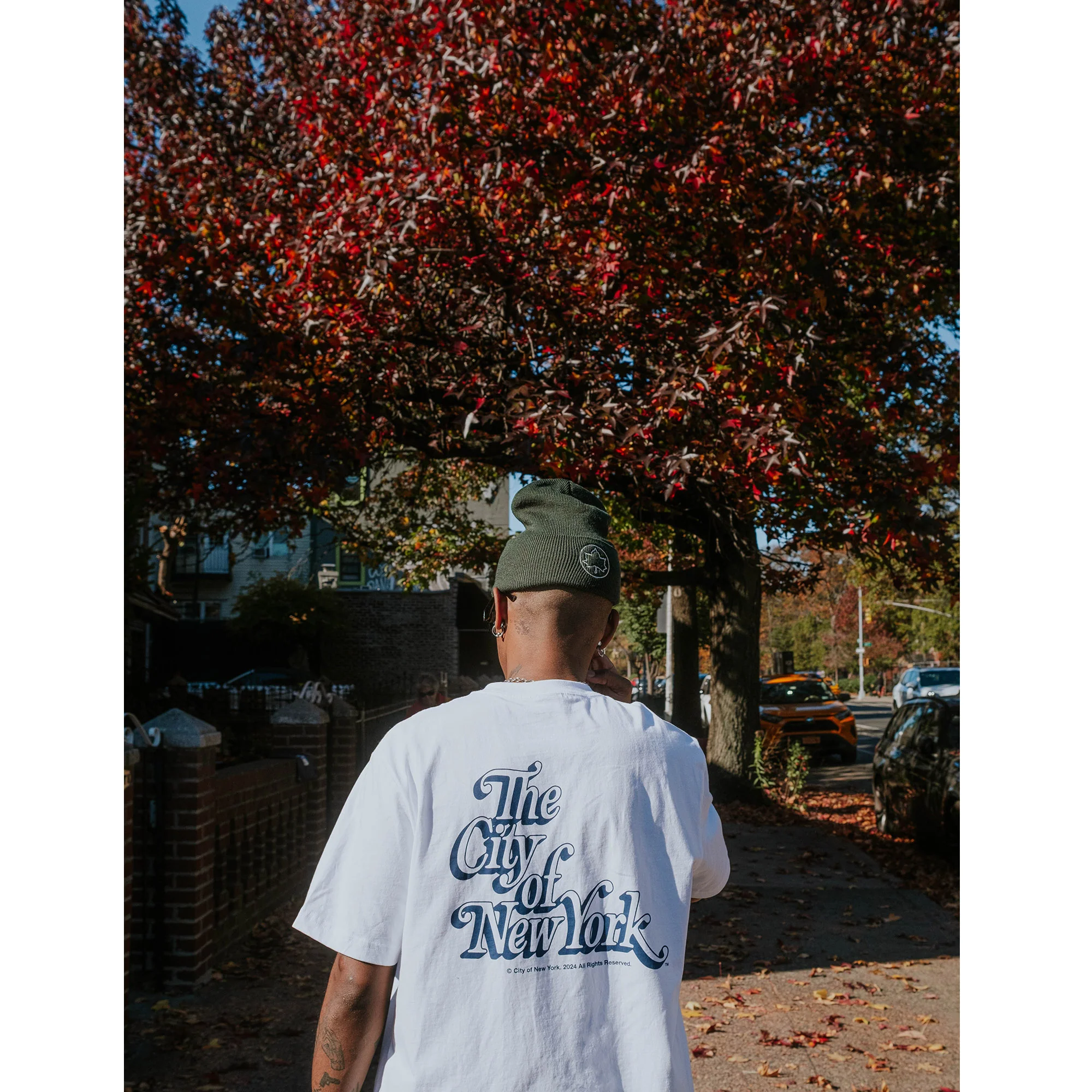 The City of New York Drop Shadow T-Shirt - Image 7